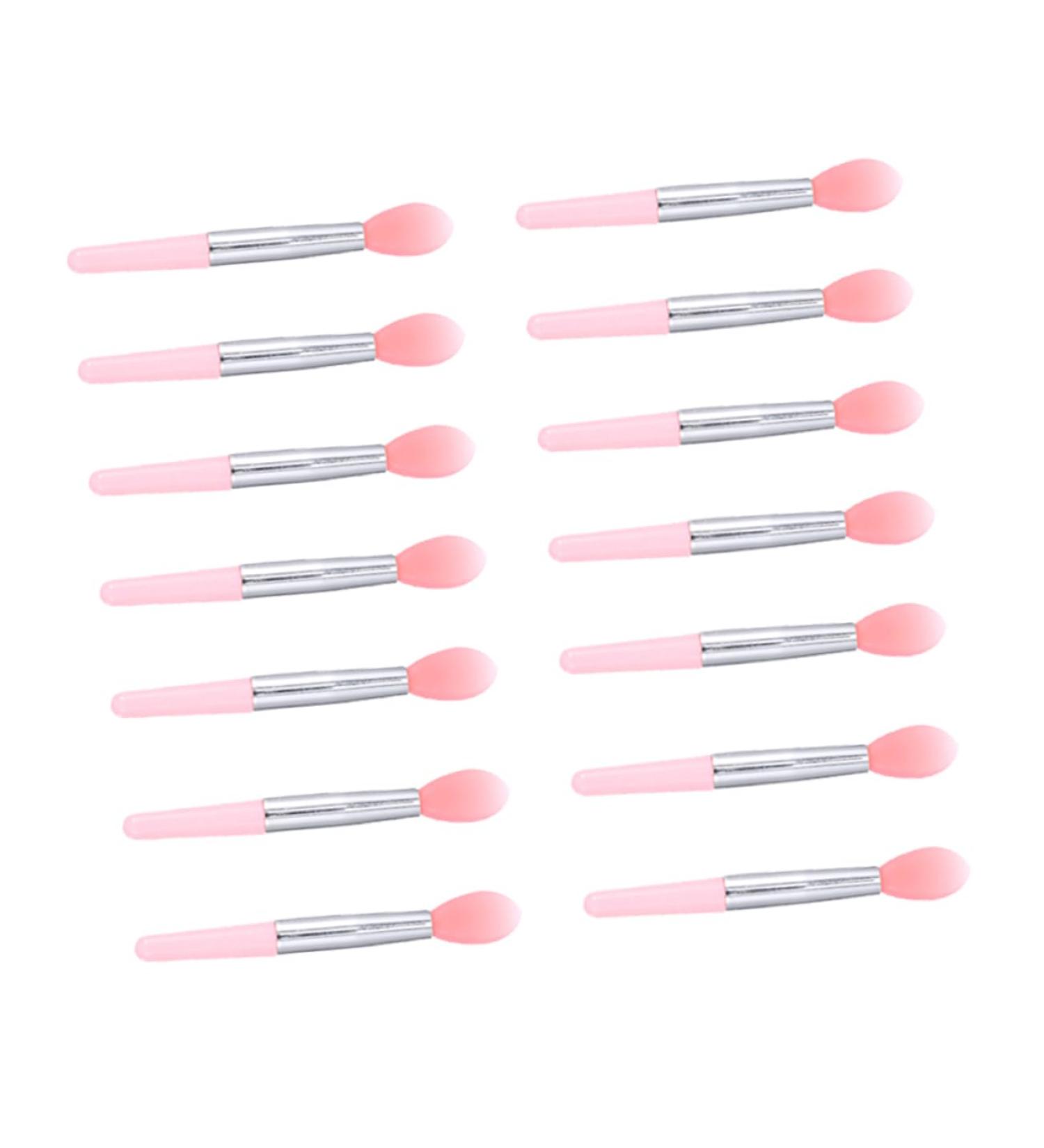 minkissy 2 Sets Lip Gloss Brush Lip Scrubber Brush Make up Applicators for Face Women Makeup Brush Cosmetics Brush Lip Gloss Wands Eyeshadow Brush Silica Gel Pink Miss Lipstick Brush Mini - Buy Online on GoSupps.com