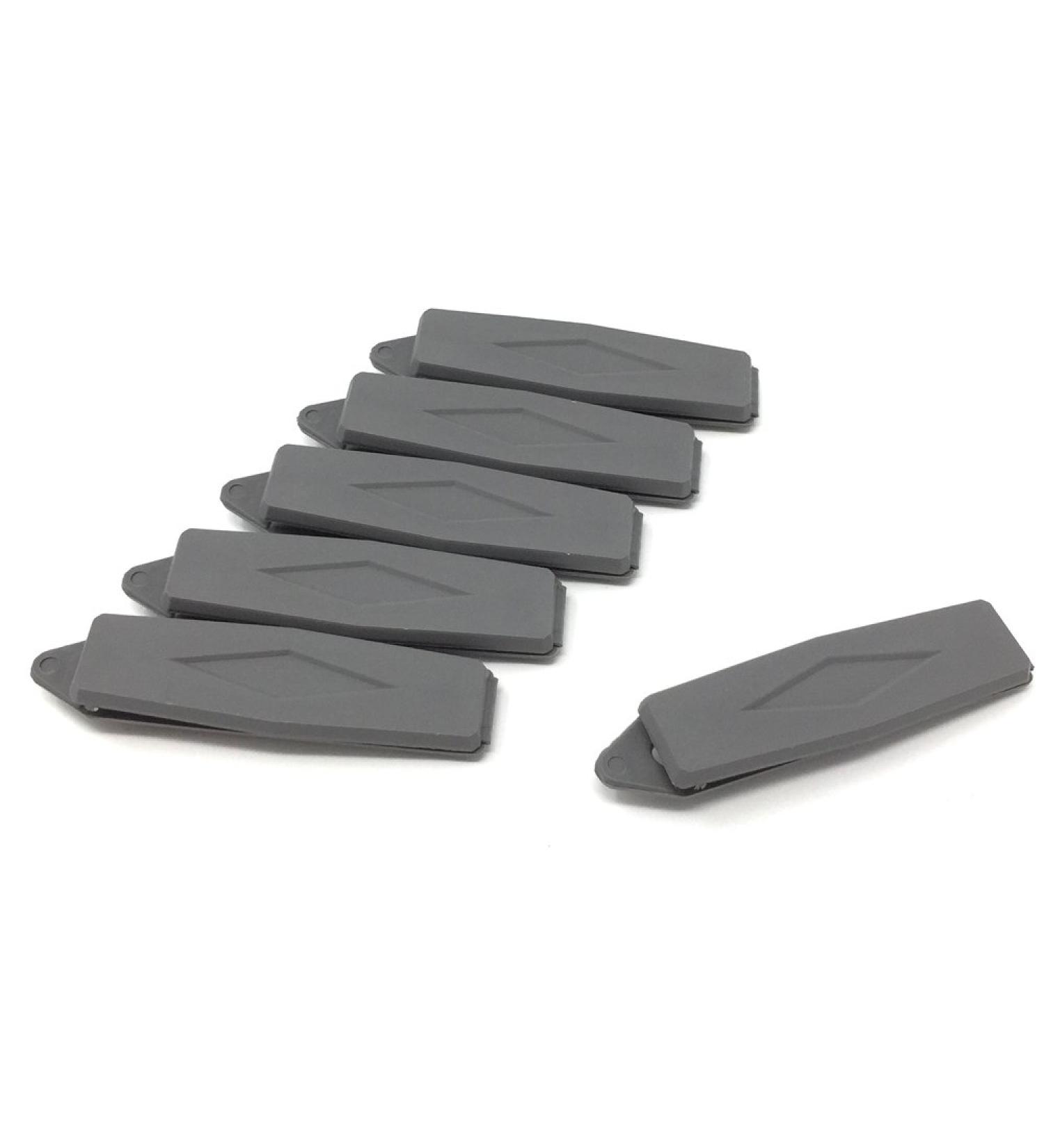 6-Piece Diamond Dog Hair Clip Set - Stylish Mouse Grey Accessories for Grooming - Buy Online on GoSupps.com