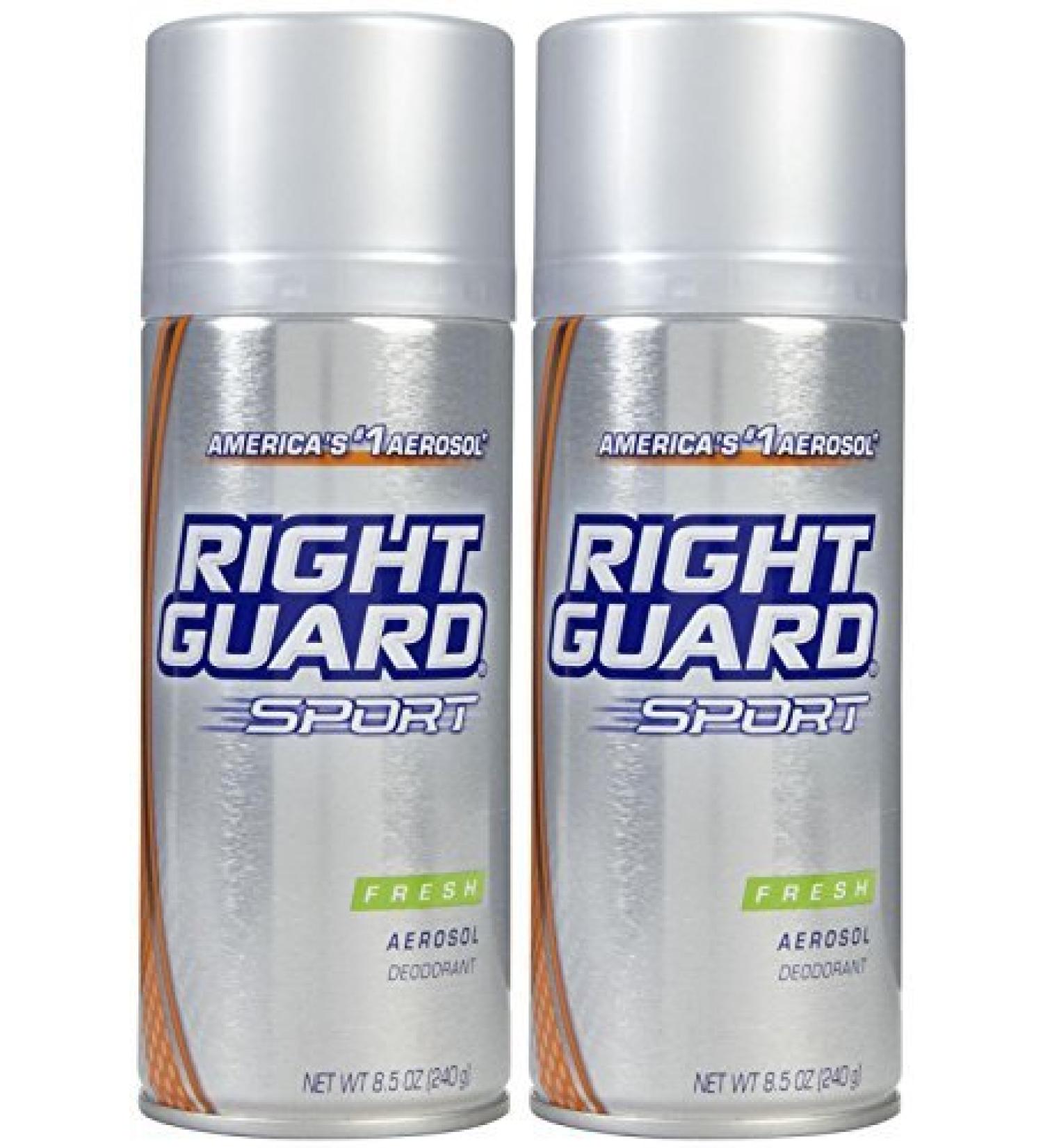 Right Guard Sport Aerosol Deodorant  Fresh  8.5 oz  2 pk
