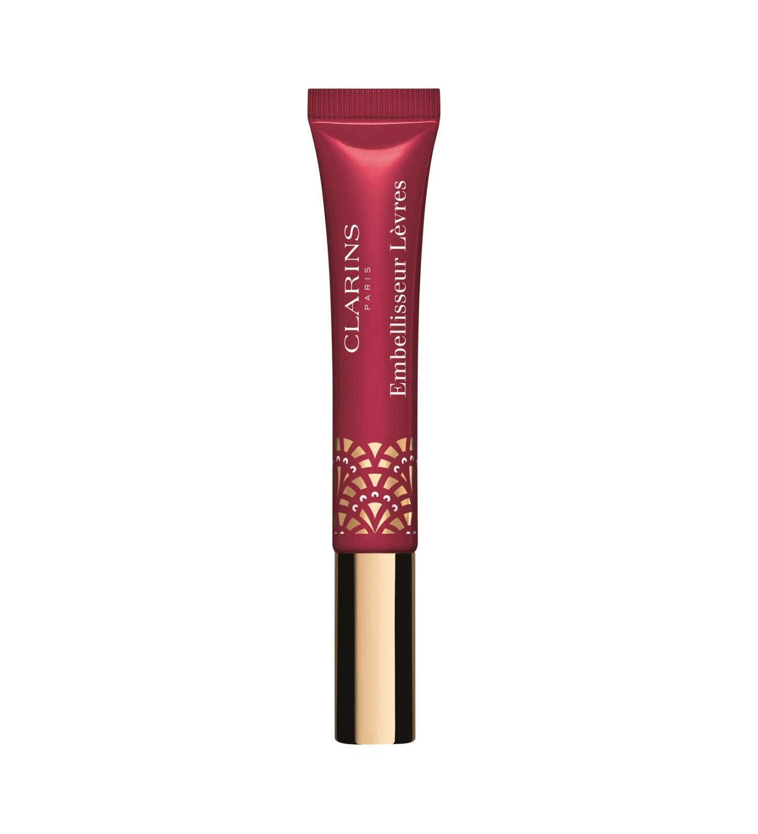 Clarins Natural Lip Perfector | Sheer Finish Lip Gloss | Instant 3D Shine | Nourishing  Hydrating  Softening and Lip Plumping | Contains Natural Plant Extracts With Skincare Benefits | 0.35 Oz 18 - Intense Garnet