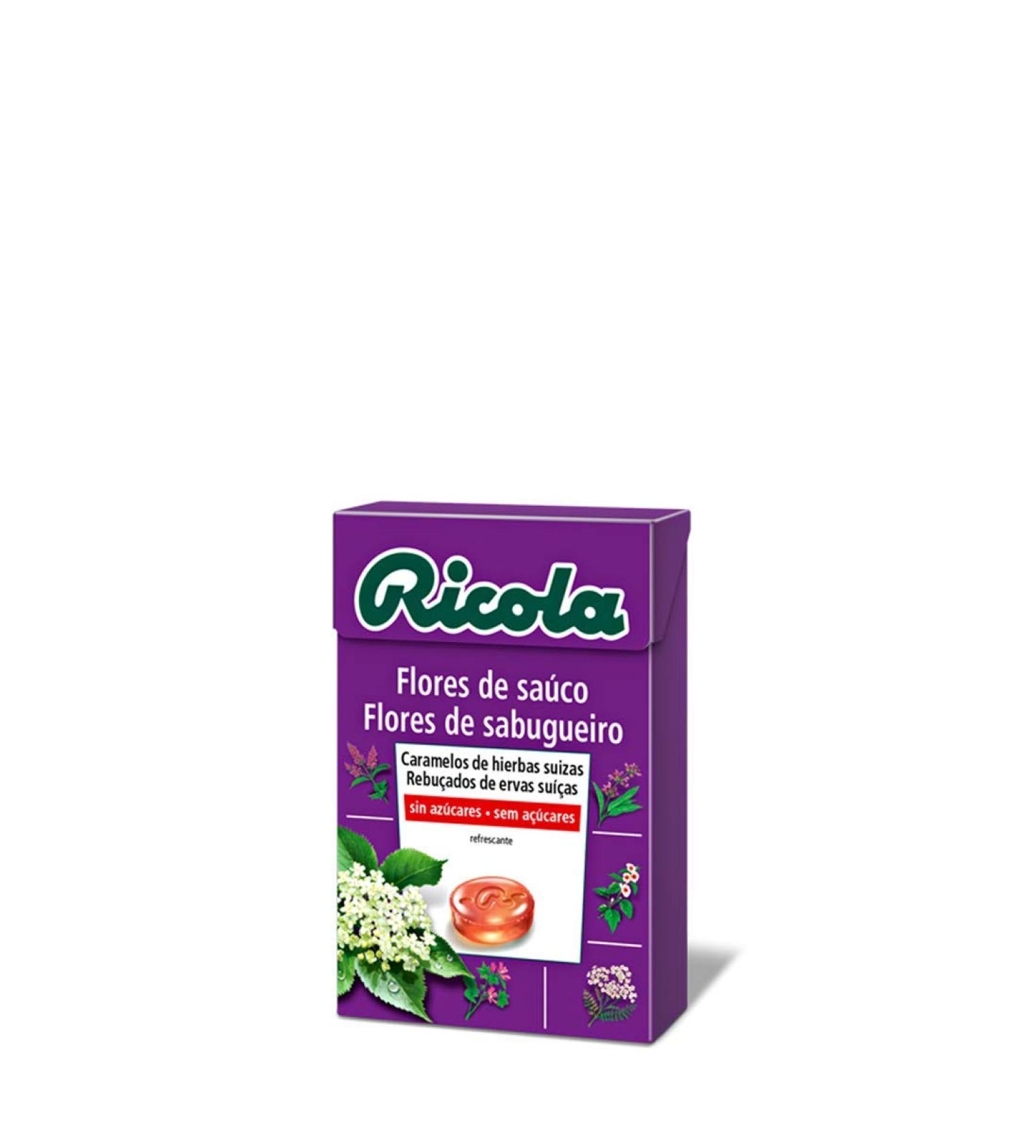 Ricola o.z.Elderflower candy box