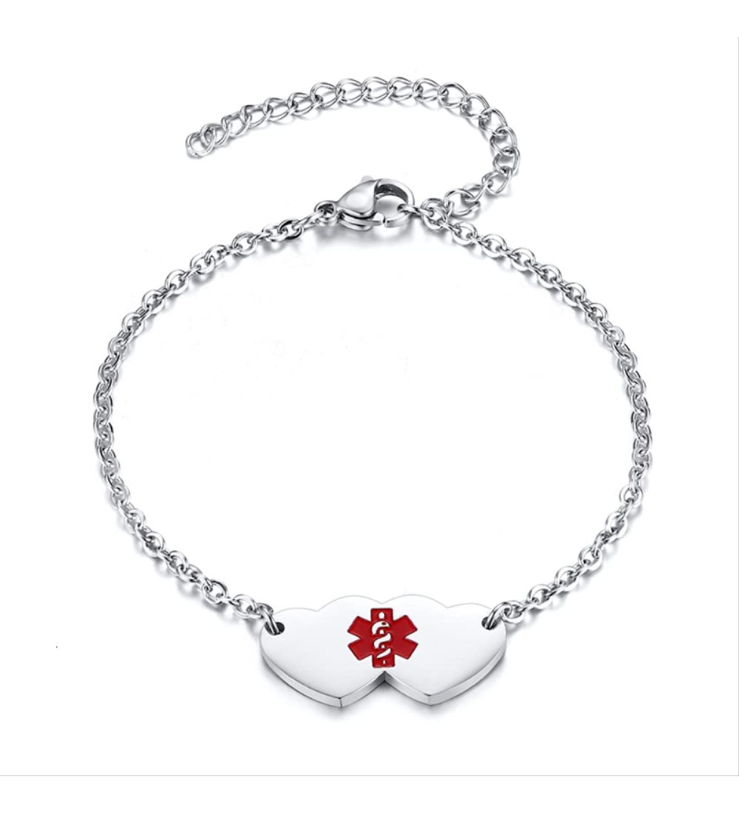Diabetic Anklet Medical Alert Foot Bracelet Boot Jewelry - Buy Online on GoSupps.com