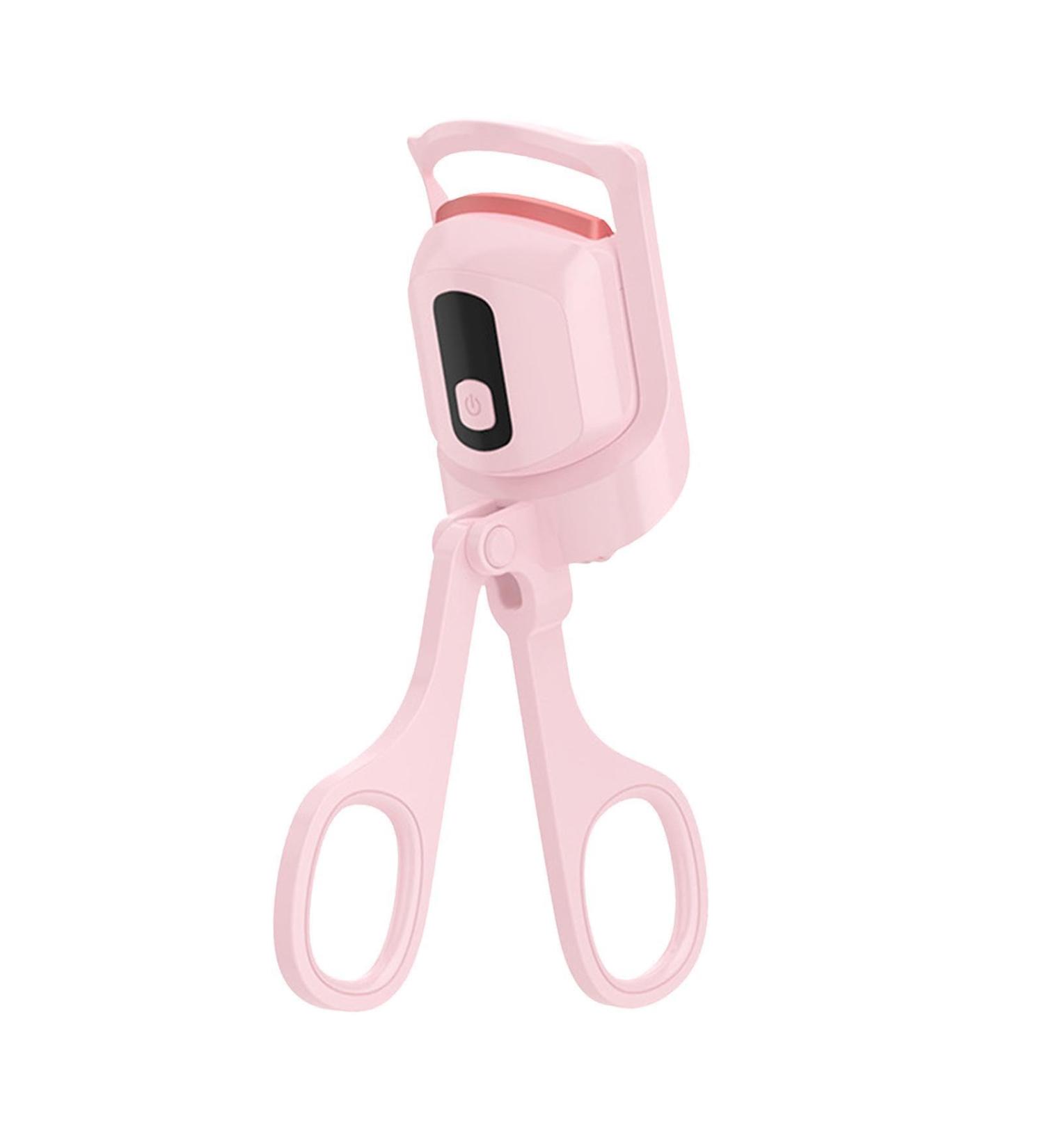 Electric Eyelash Curler - 3 Temperature Modes Eyelash Curling Clip Rechargeable Eye Curler Electric Eyelash Curler with LCD Display 750mAh Battery Lashes Curling Clamp Lash Curling Tool for Women Pink - Buy Online on GoSupps.com