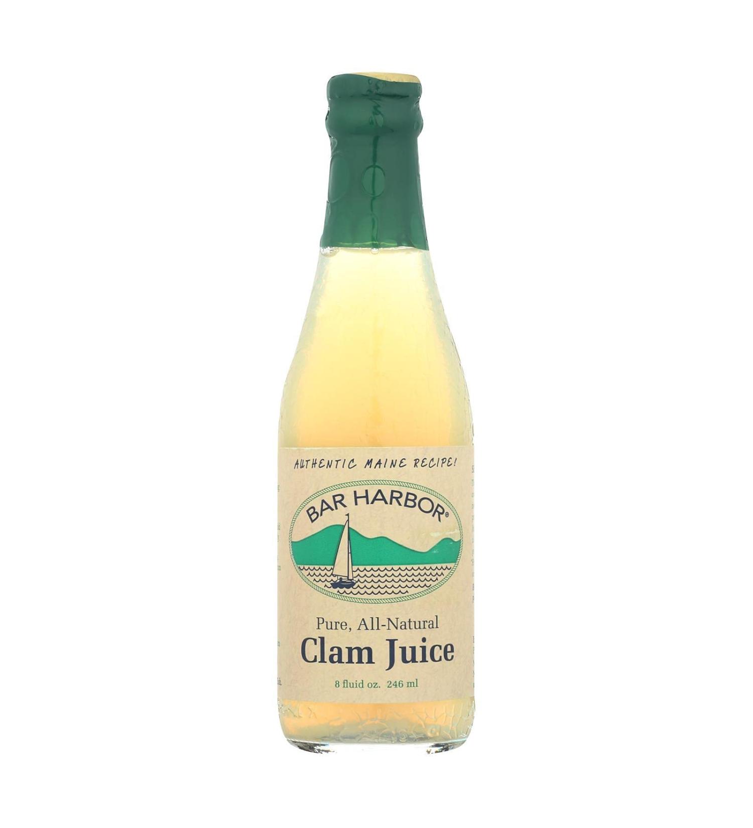 Buy Bar Harbor Pure Clam Juice 8 Fl Oz - Pack of 12 | Premium Seafood Ingredient - Buy Online on GoSupps.com