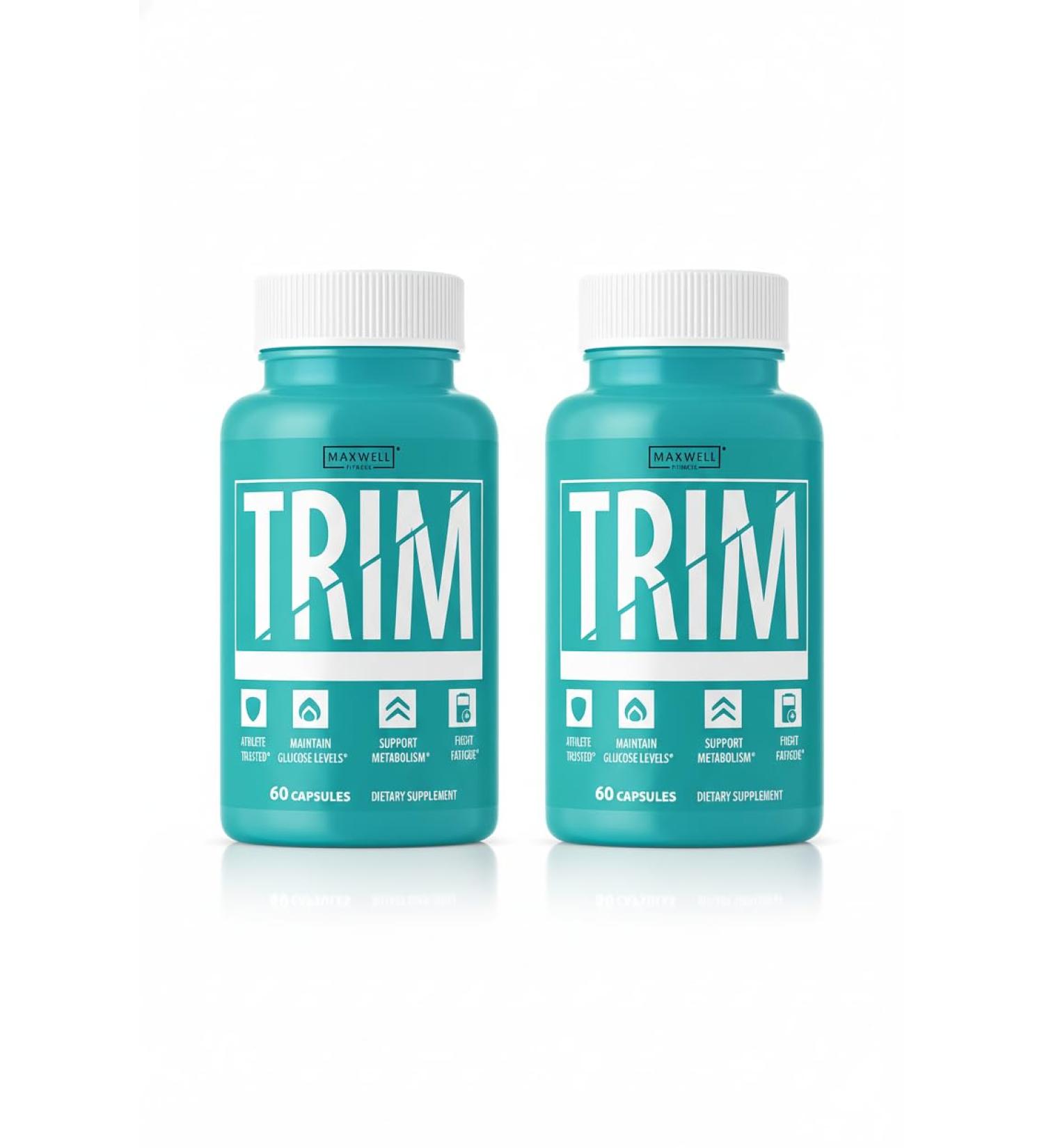 Trim Supplement Capsules for Advanced Weight Curated to Push Through The Cutting and Sculpting Phase for a Sculpted Physique (60 Capsules) (2) - Buy Online on GoSupps.com