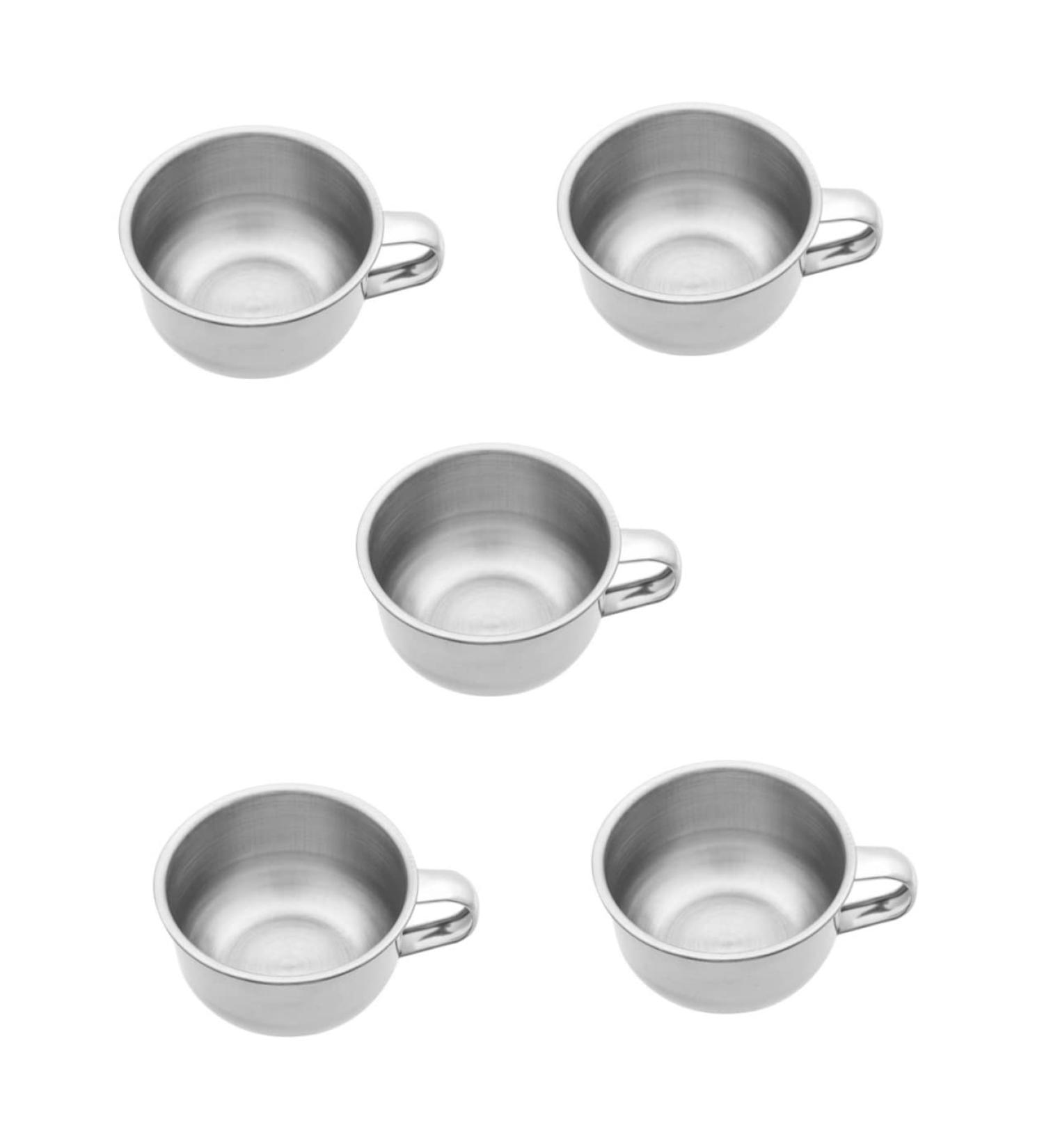 Premium 5-Hour Stainless Steel Shaving Bowl Cup - Ideal for Foam & Soap | International Shipping - Buy Online on GoSupps.com