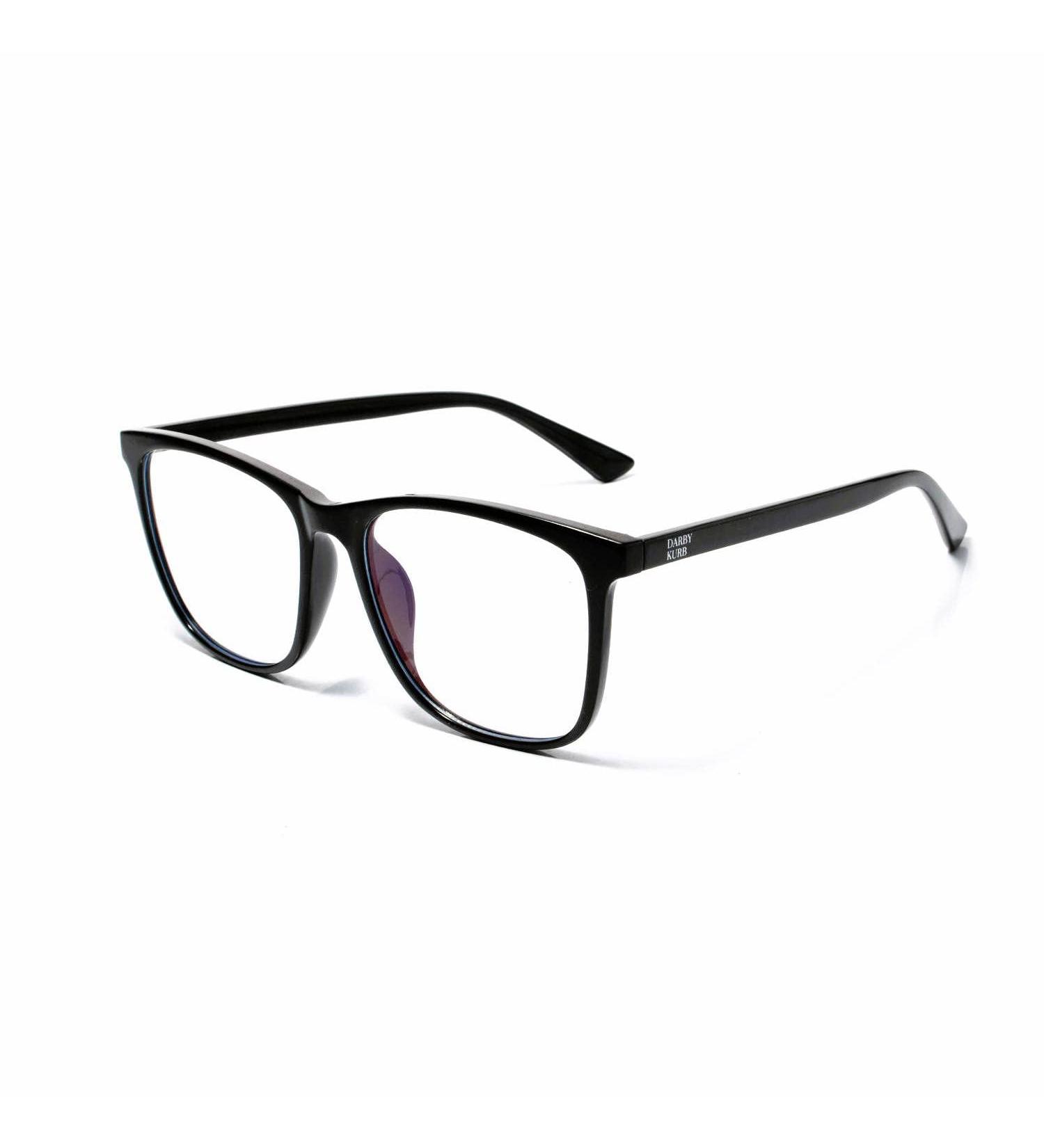 Blue Light Glasses for Women & Men | Anti Eyestrain Blue Light Blocking Computer Glasses in Black - Buy Online on GoSupps.com