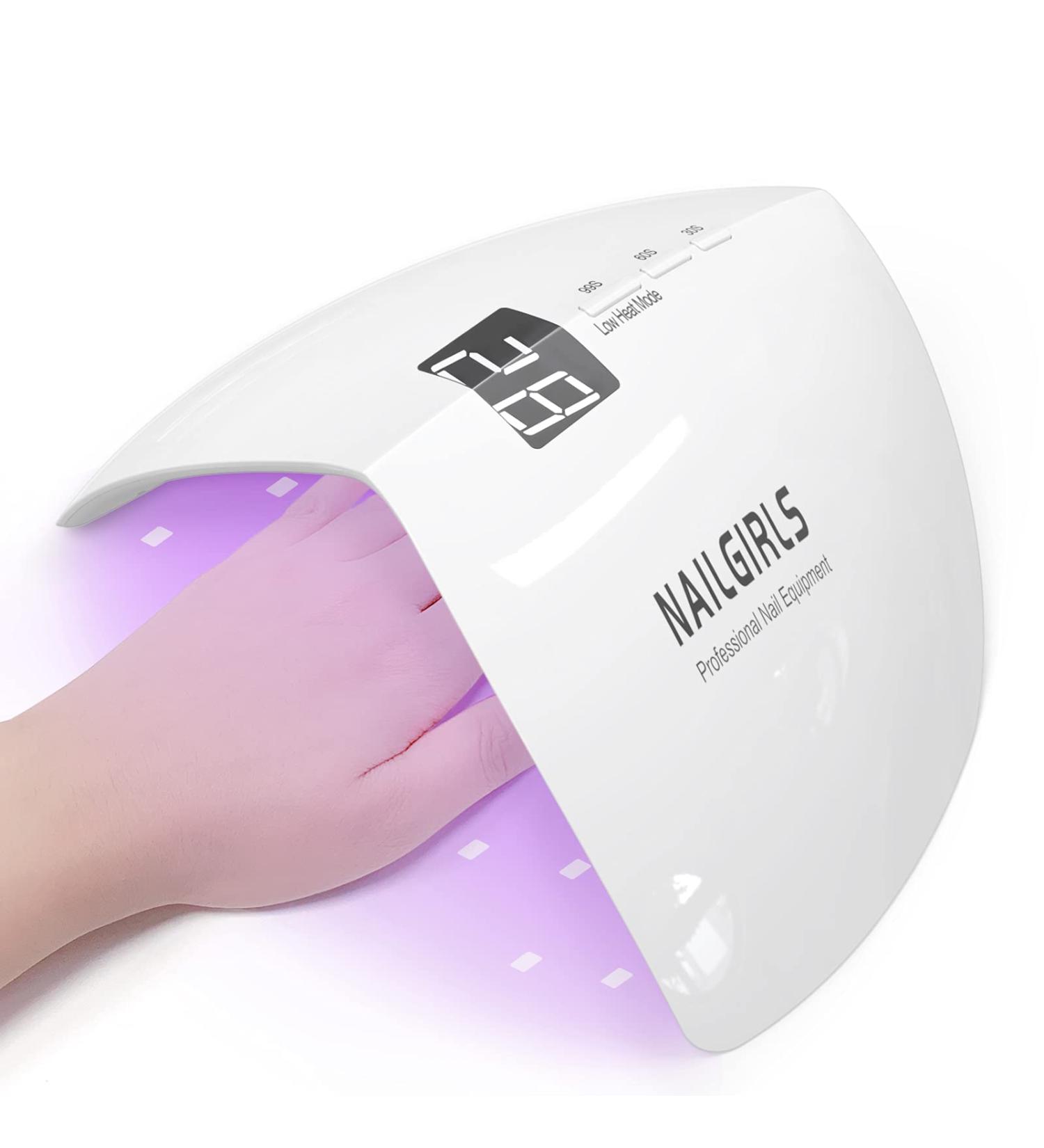 NAILGIRLS 54W UV Nail Lamp with Timer and Sensor - Professional Halloween Nail Art Tool - Buy Online on GoSupps.com