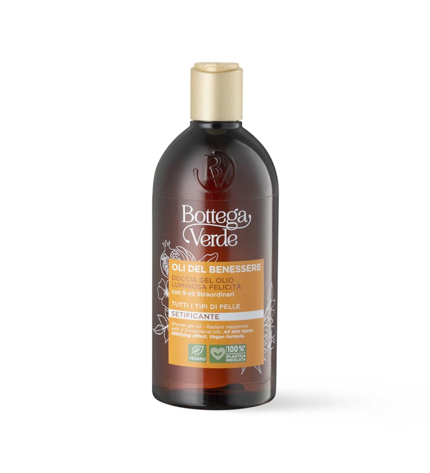 Bottega Verde Bottega Verde - Wellness oils - shower gel oil - luminous happiness (400 ml) - all skin types - Softening