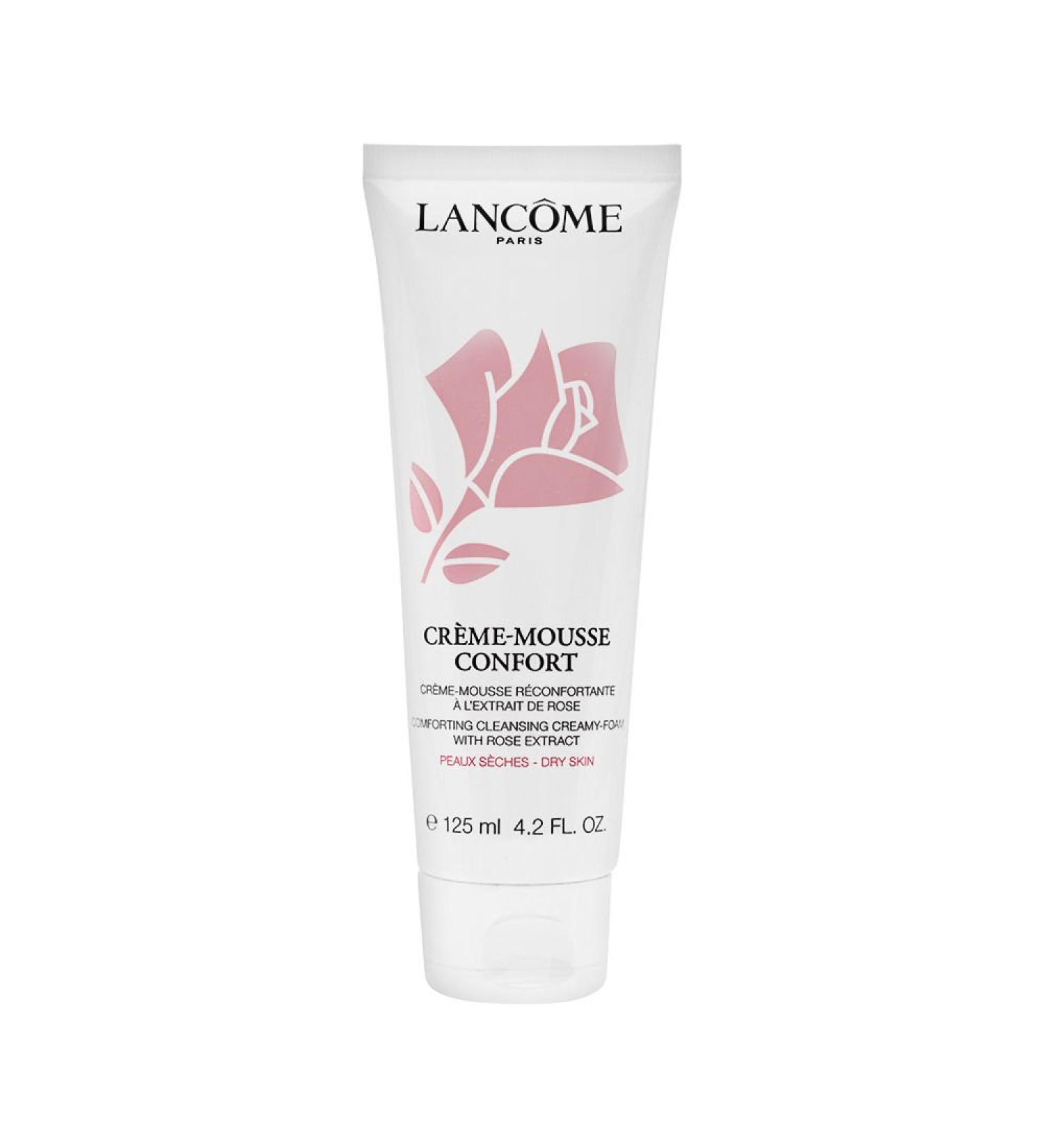 Lancome Creme Mousse Confort Cleansing Creamy Foam with Rose Extract Dry Skin 125ml