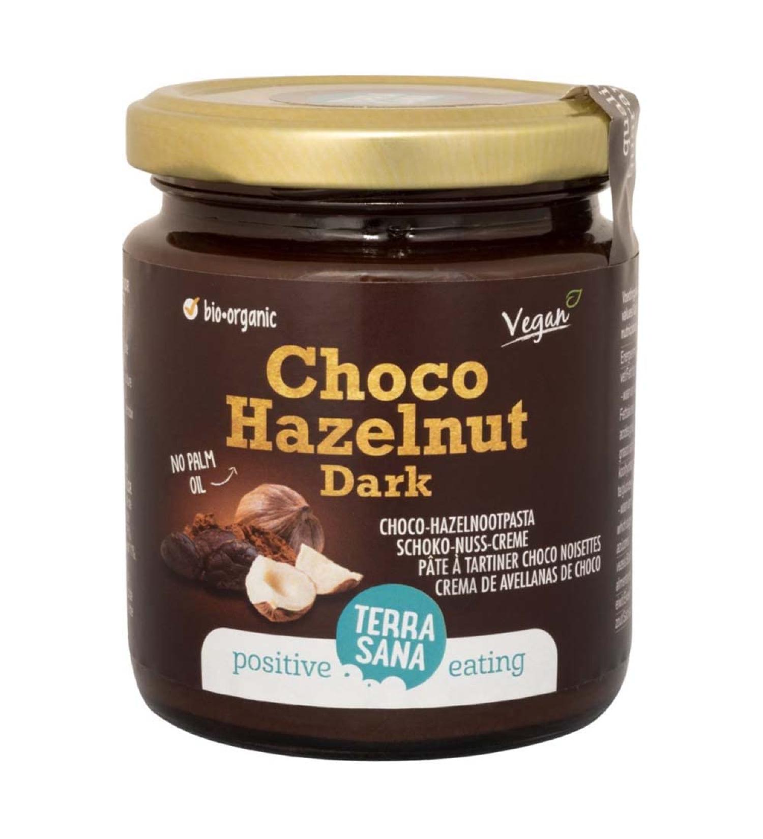 Terrasana Dark Chocolate Cocoa Hazelnut Cream 250 g