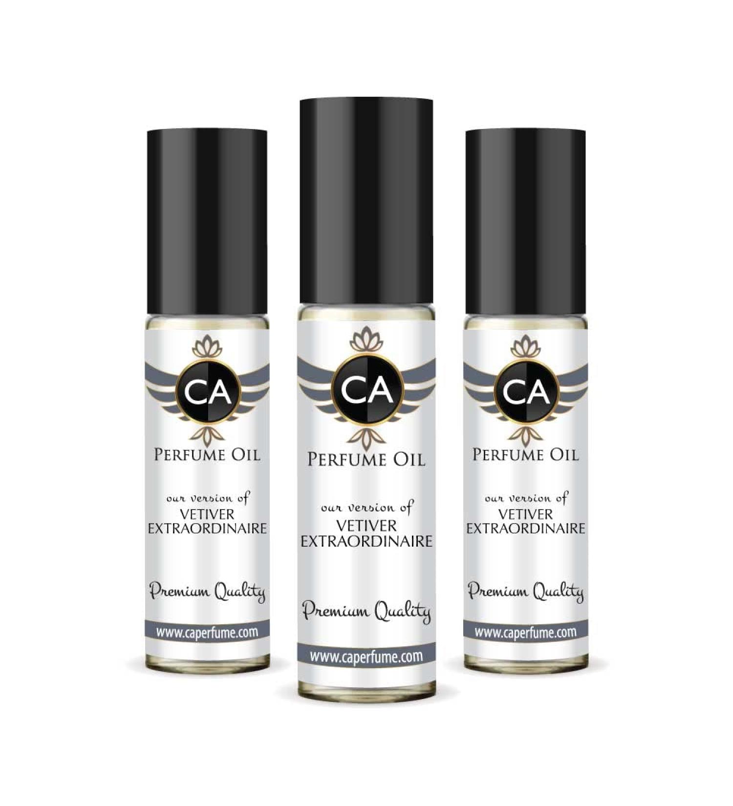 CA Perfume Impression of Fredarik M Vetiver Extraordinaire For Men Replica Fragrance Body Oil Dupes Alcohol-Free Essential Aromatherapy Sample Travel Size Long Lasting Attar Roll-On 0.3 Fl Oz-X3 - Buy Online on GoSupps.com