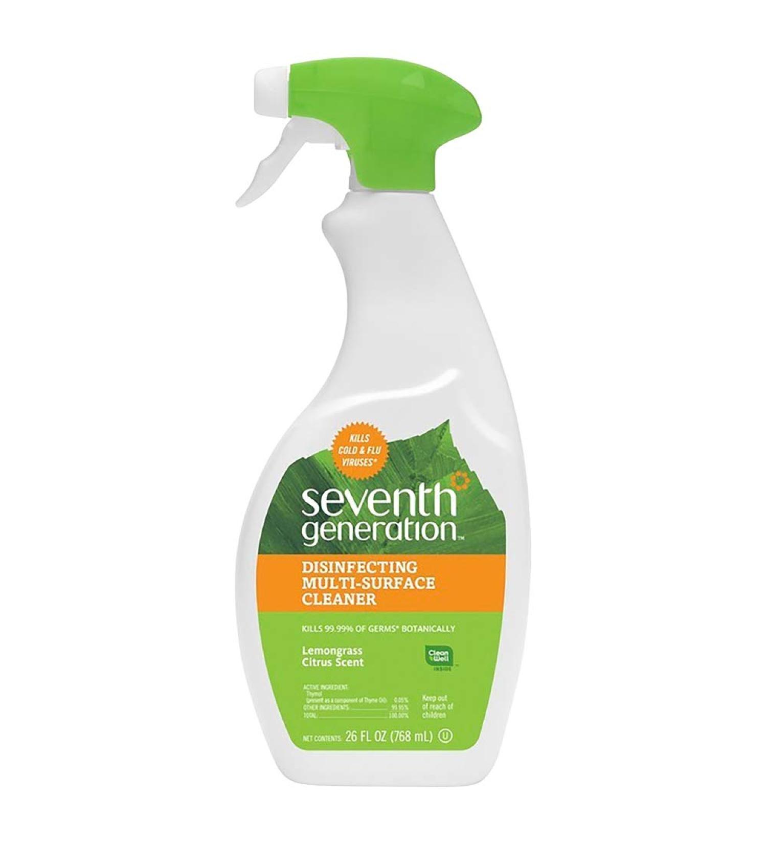Seventh Generation Disinfecting Multisurface Cleaner 26oz.