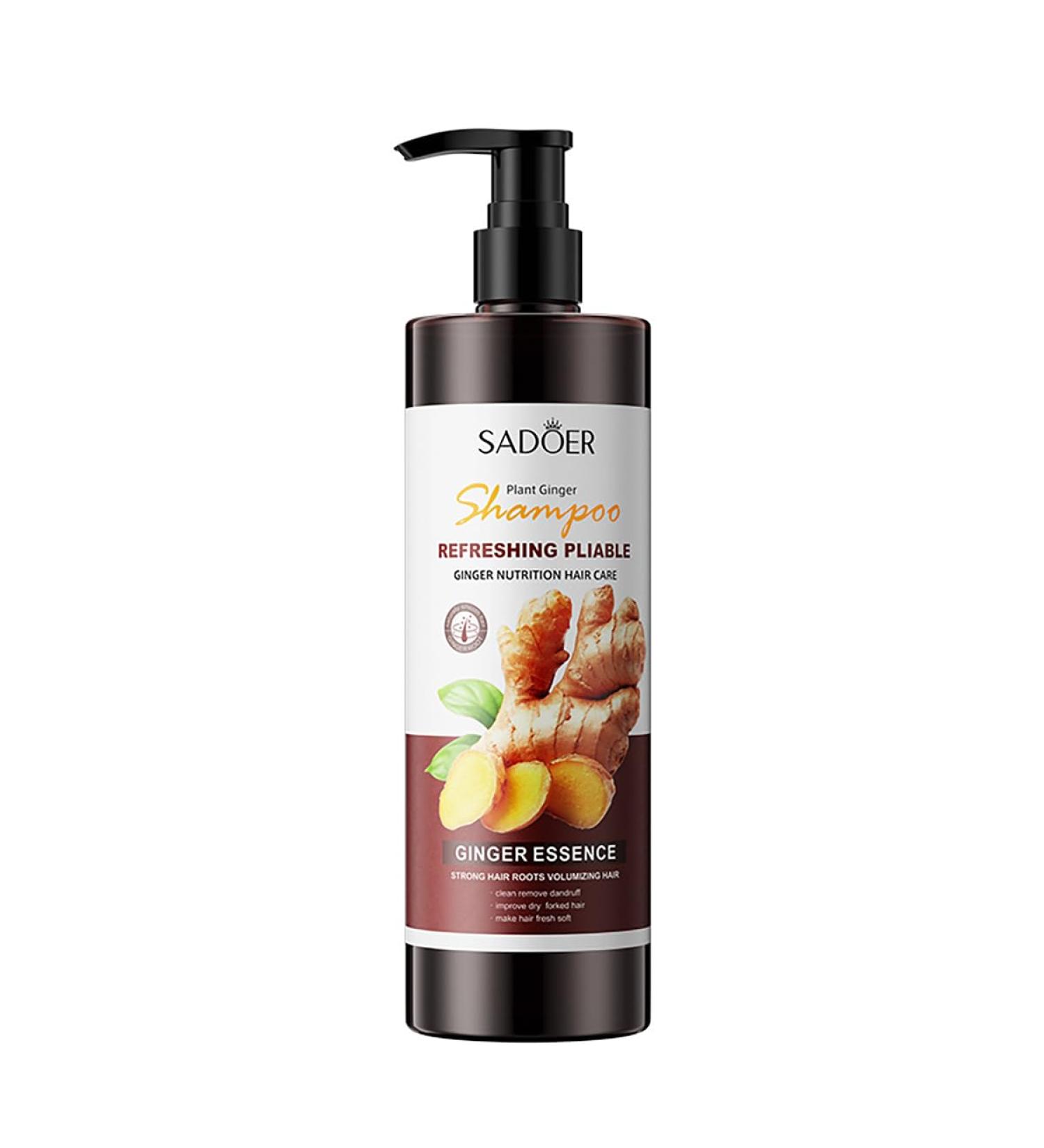 Ginger Hair Shampoo & Conditioner - Clean Scalp & Silky Hair - Refreshing Formula 500ml | International Shipping - Buy Online on GoSupps.com