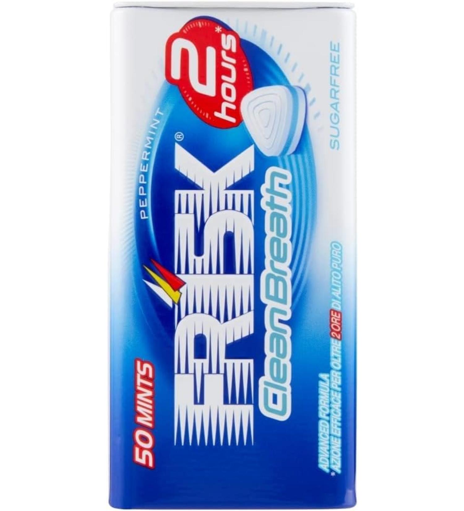 Frisk - Peppermint pills Clean Breath - Mini Maxi refreshing candies - 2 hours of fresh haleine - no sugar - 12 metal pieces of 50 dragged 9140700 - Buy Online on GoSupps.com