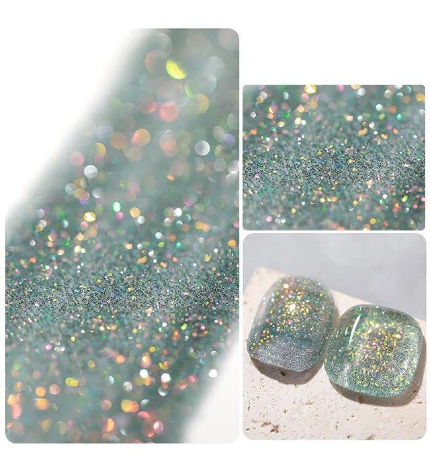 15ML DIY Nail Varnish Shiny Diamond Gel Manicure Gel Nail Polish Glitter Nail Gel Sequins Gel Nail Nail Phototherapy Gel - (Color: 2) - Buy Online on GoSupps.com