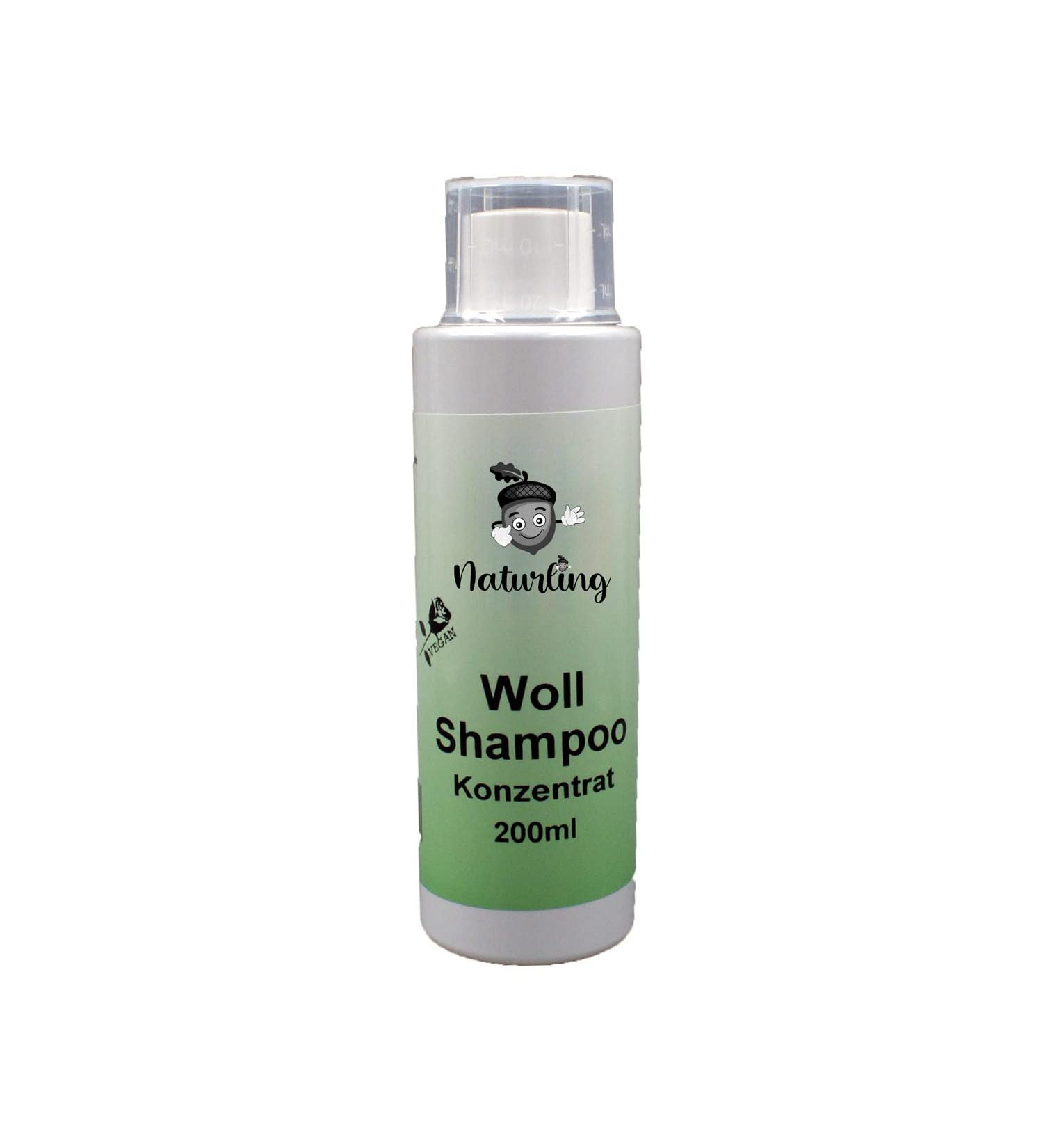 naturling Wool Shampoo 200ml - liquid detergent concentrate - wool detergent
