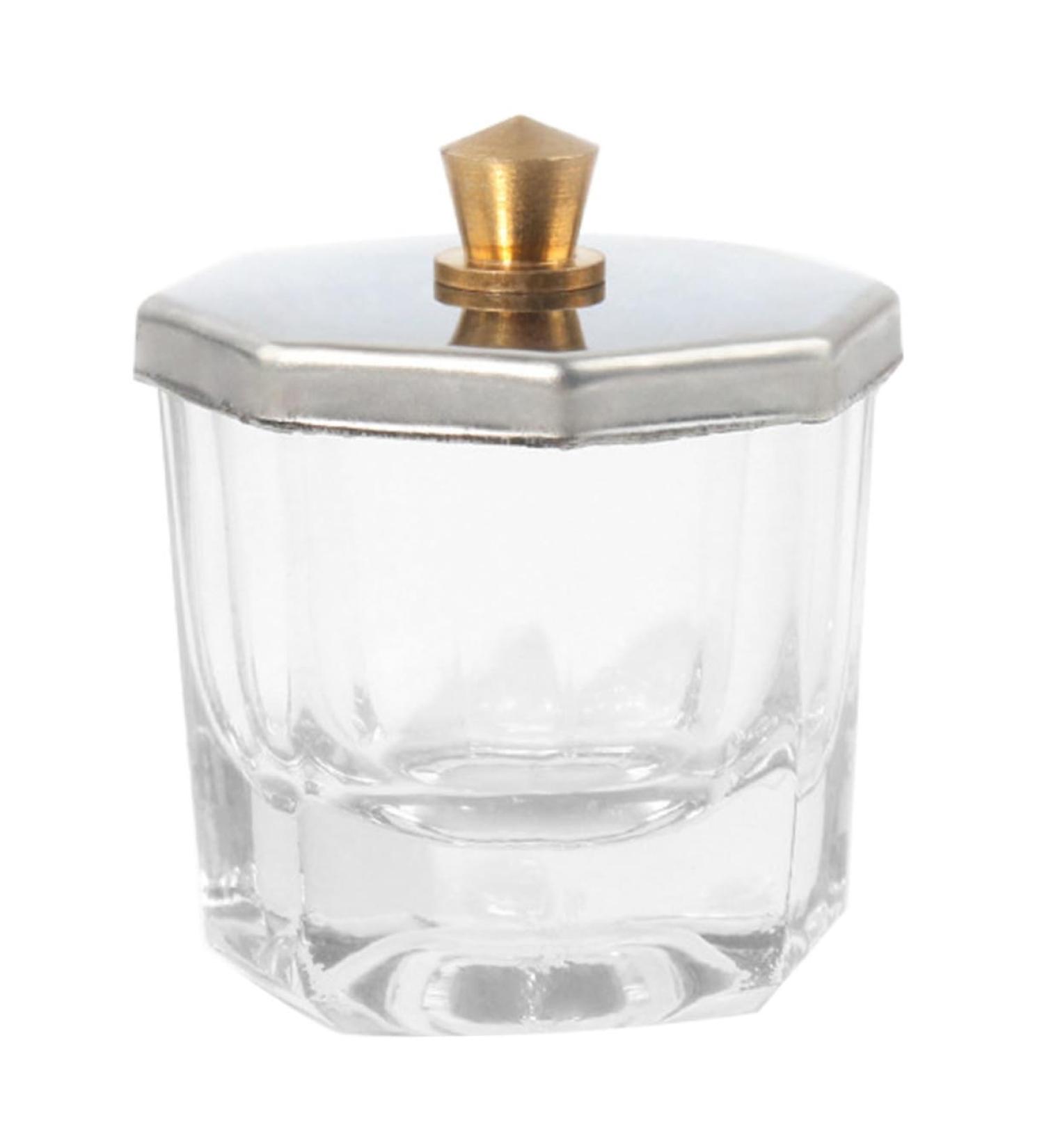 FRCOLOR Nail Cup Dappen Dish for Acrylic Nails Nail Liquid Holder Nail Dish Cups with Lids Nail Dish with Lids Acrylic Nail Supplies Manicure Nail Dish Nail Dappen Dish Mini Glass Bracket - Buy Online on GoSupps.com