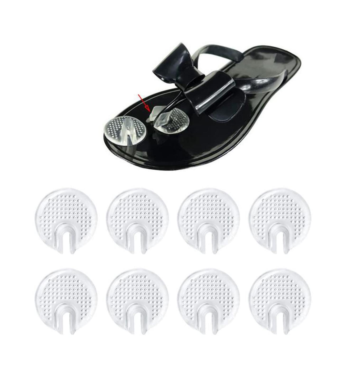 10PCS Silicone Gel Toe Protectors for Men & Women - Clear Sandal Pad Cushions for Flip-Flops & Thong Sandals - Buy Online on GoSupps.com