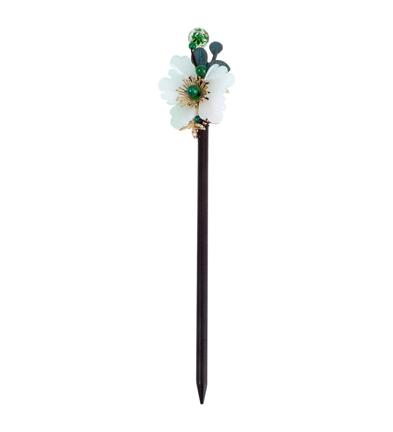 CALLARON Floral Hair Sticks Decorative Hair Sticks Chinese Hair Sticks Hanfu Hair Sticks Hair Styling Chignon for Women Girls - Buy Online on GoSupps.com