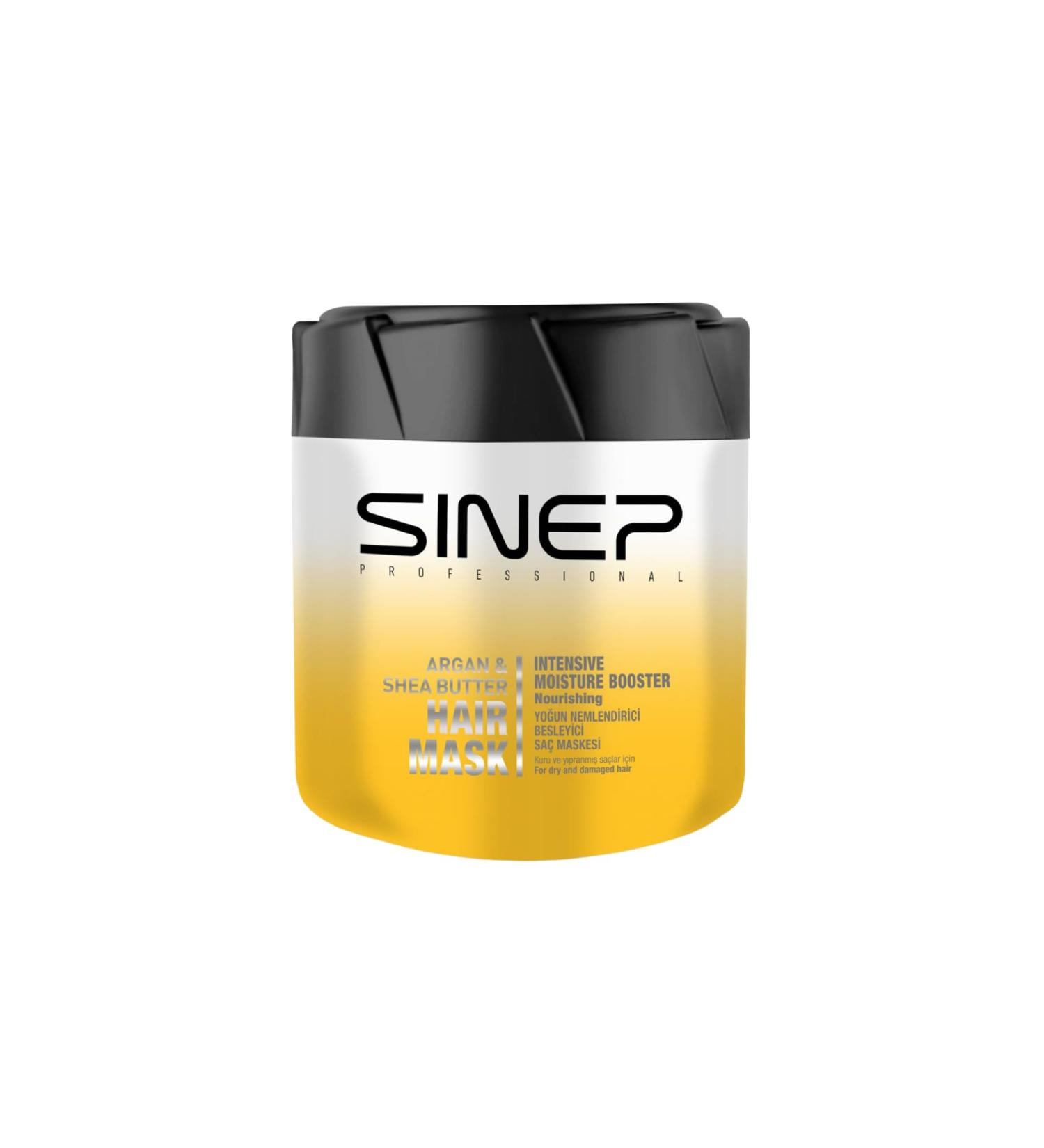 Sinep Professional Argan & Shea Butter Intensive moisturizing hair mask 400 ml - Buy Online on GoSupps.com