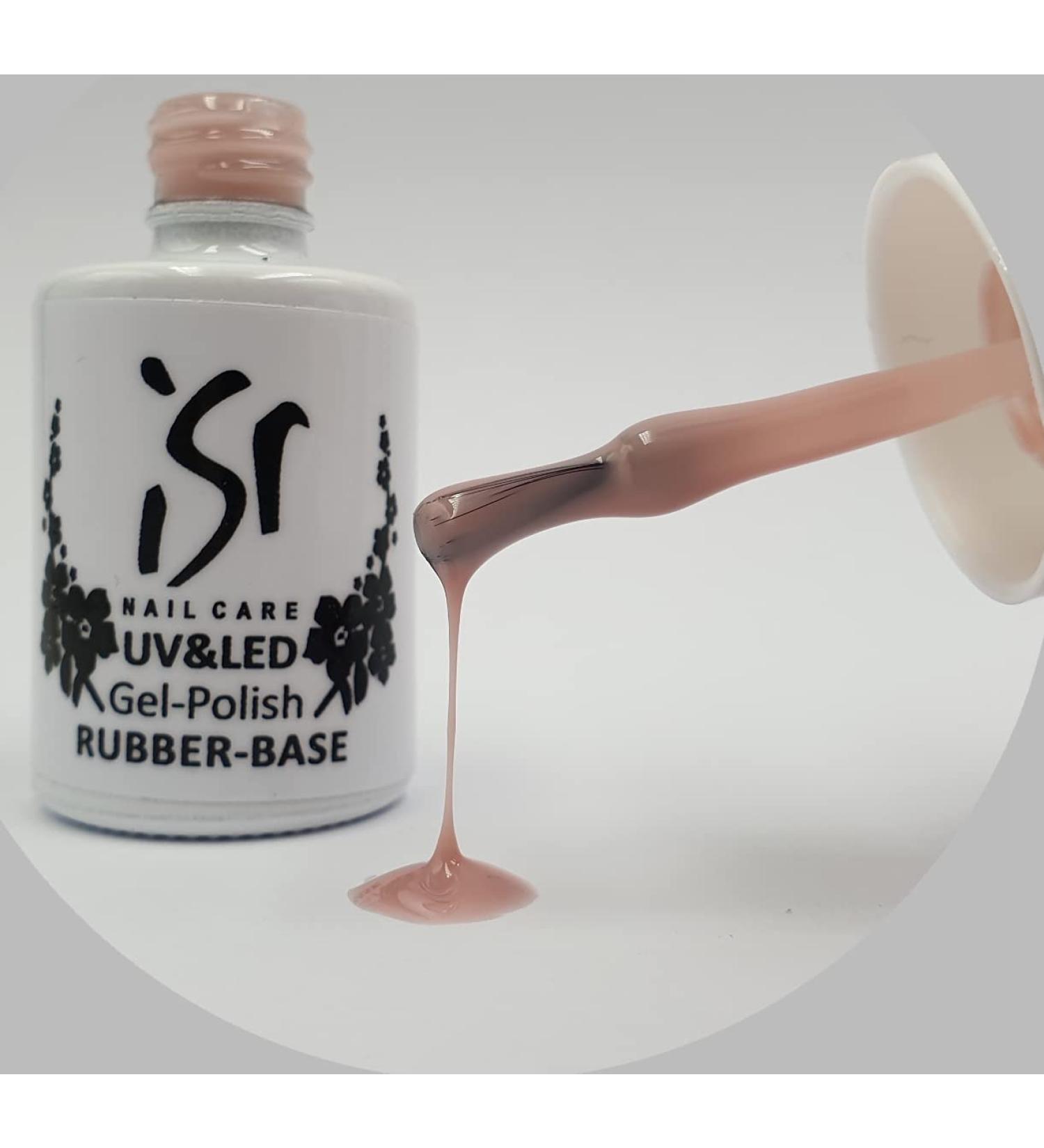 ISR UV & LED Gel Polish Rubber Base 15ml - Camouflage Hybrid Flexible Gel for Strong Nail Construction - Buy Online on GoSupps.com