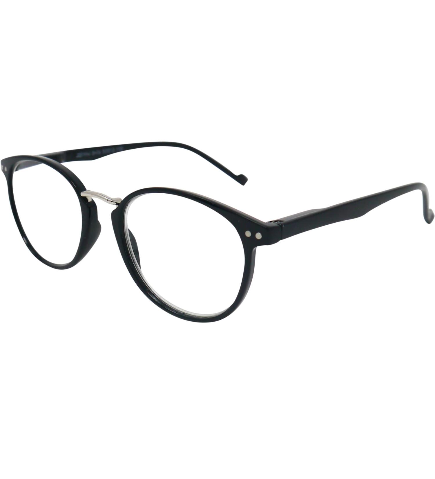 Shop Mini Stylish Reading Glasses | Round Frame Free Case 1.5 Diopters for Men & Women - Perfect Prescription Reading Aid - Buy Online on GoSupps.com