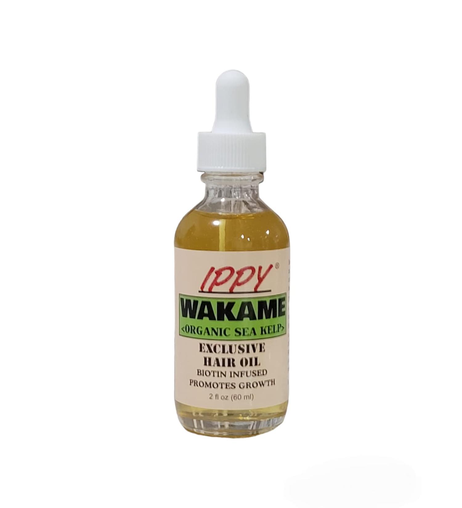 Wakame Organic Sea Kelp Hair Oil - 2 Fl Oz | Nourishing & Hydrating for Healthy Hair - International Shipping Available - Buy Online on GoSupps.com