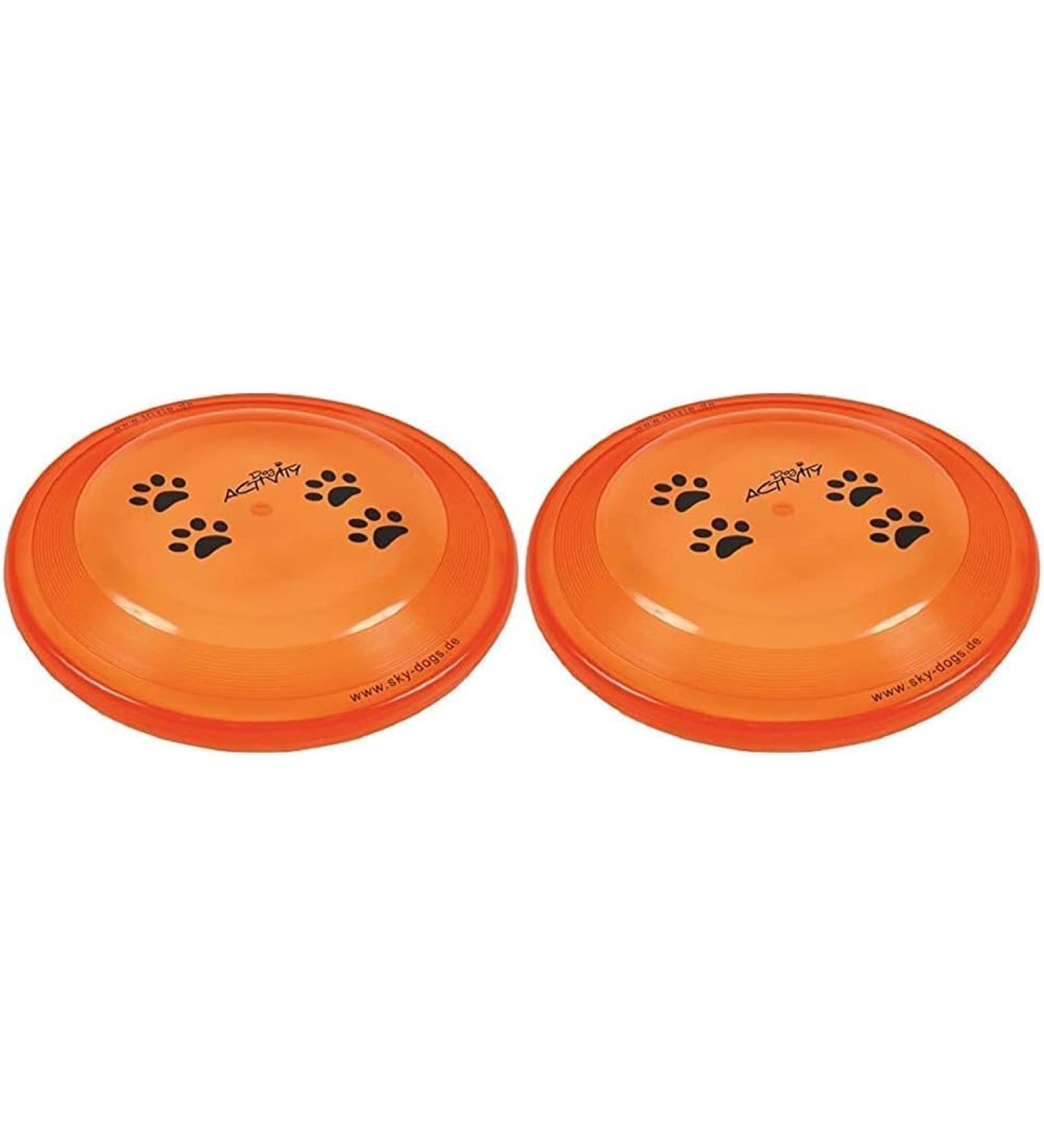 TRIXIE 3356 Dog Activity Disc - Bite-Proof 23 cm Pack of 2 - Premium Dog Training Toy for International Shipping - Buy Online on GoSupps.com