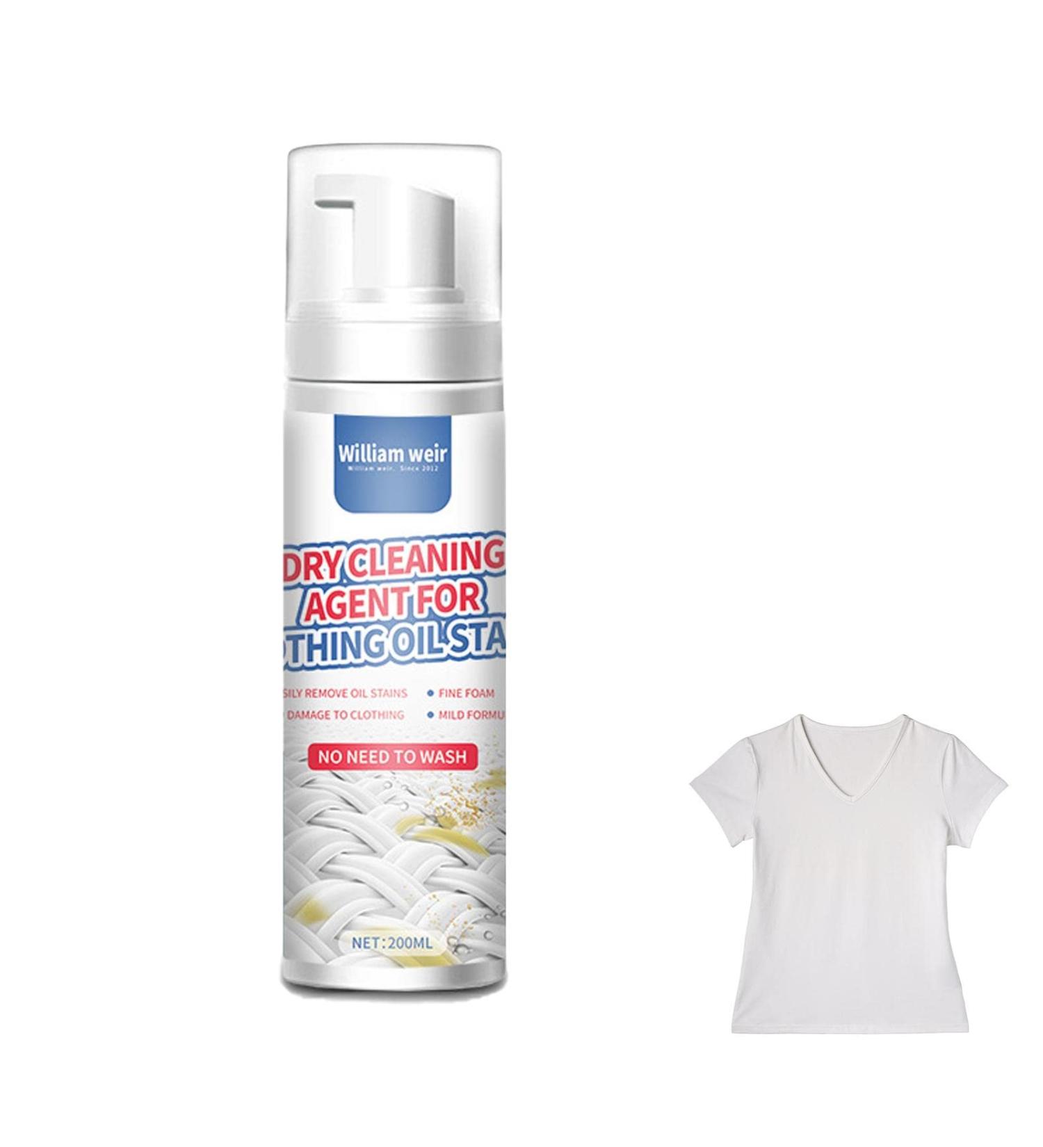 3 Dry Stain Remover for Clothes Dry Care Stain Remover for Clothing Oil Stains - Dry Cleaning Agent Spray for Stains Removal Safe on Clothes 3 Pcs 200ml - Buy Online on GoSupps.com