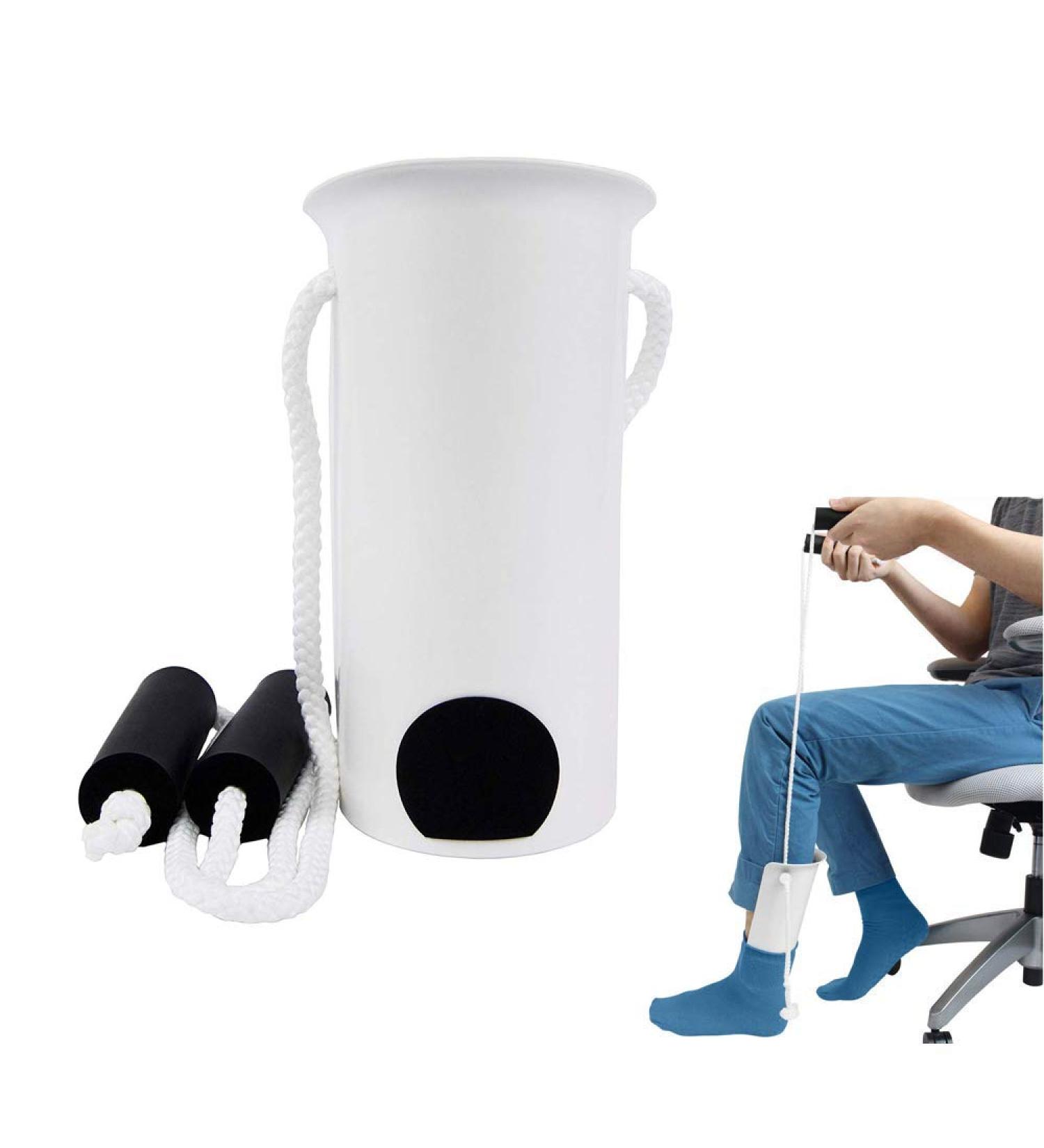 Coime Older Men Socks Dressing Tool - Sock Aid for Pregnant Women & Disabled - White & Blue Random Delivery - Buy Online on GoSupps.com
