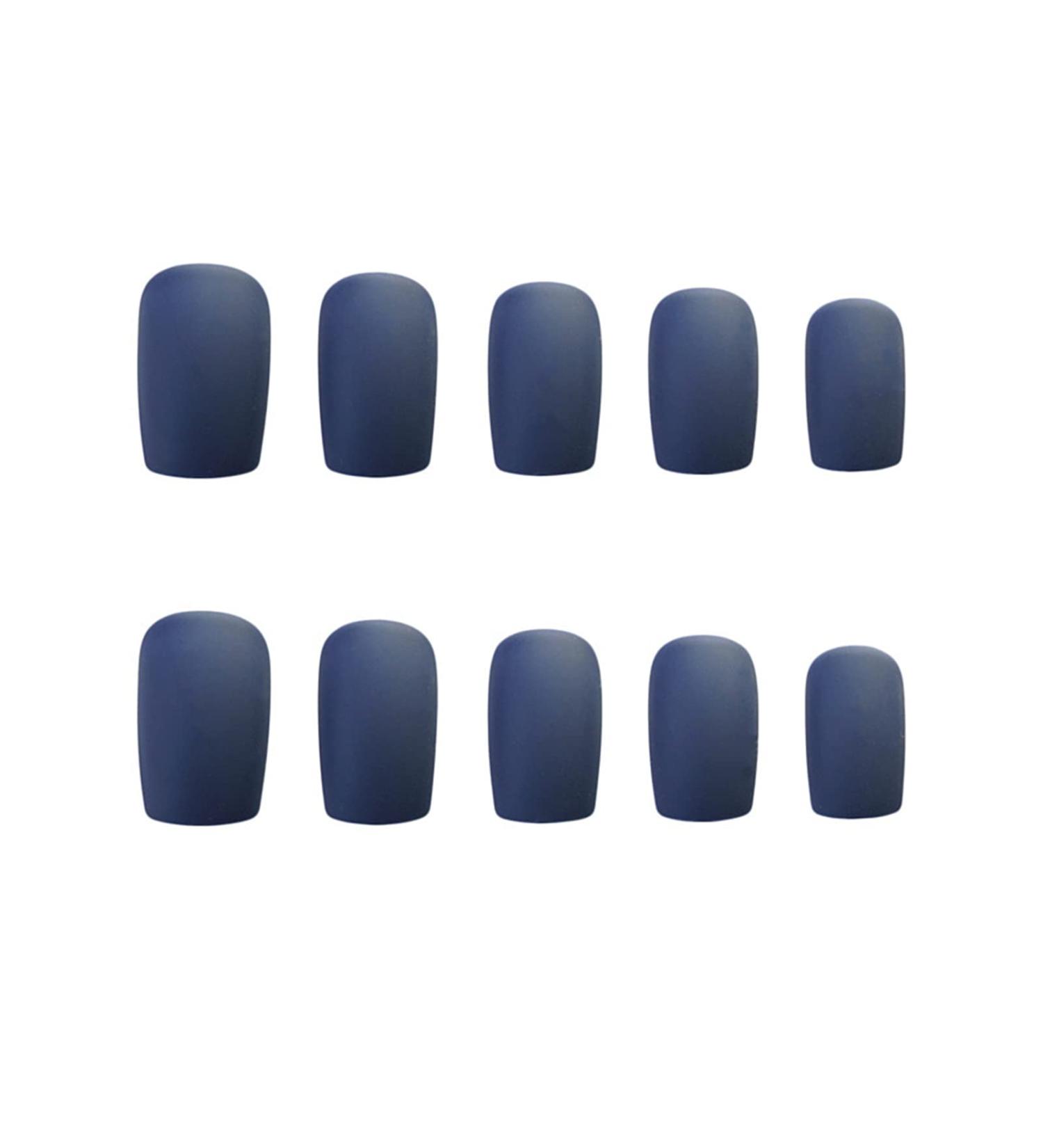 Buy Chtom Long Matte Nail Patch - Fake Fingernail Film with Glue for Stunning Manicure | International Shipping Available - Buy Online on GoSupps.com