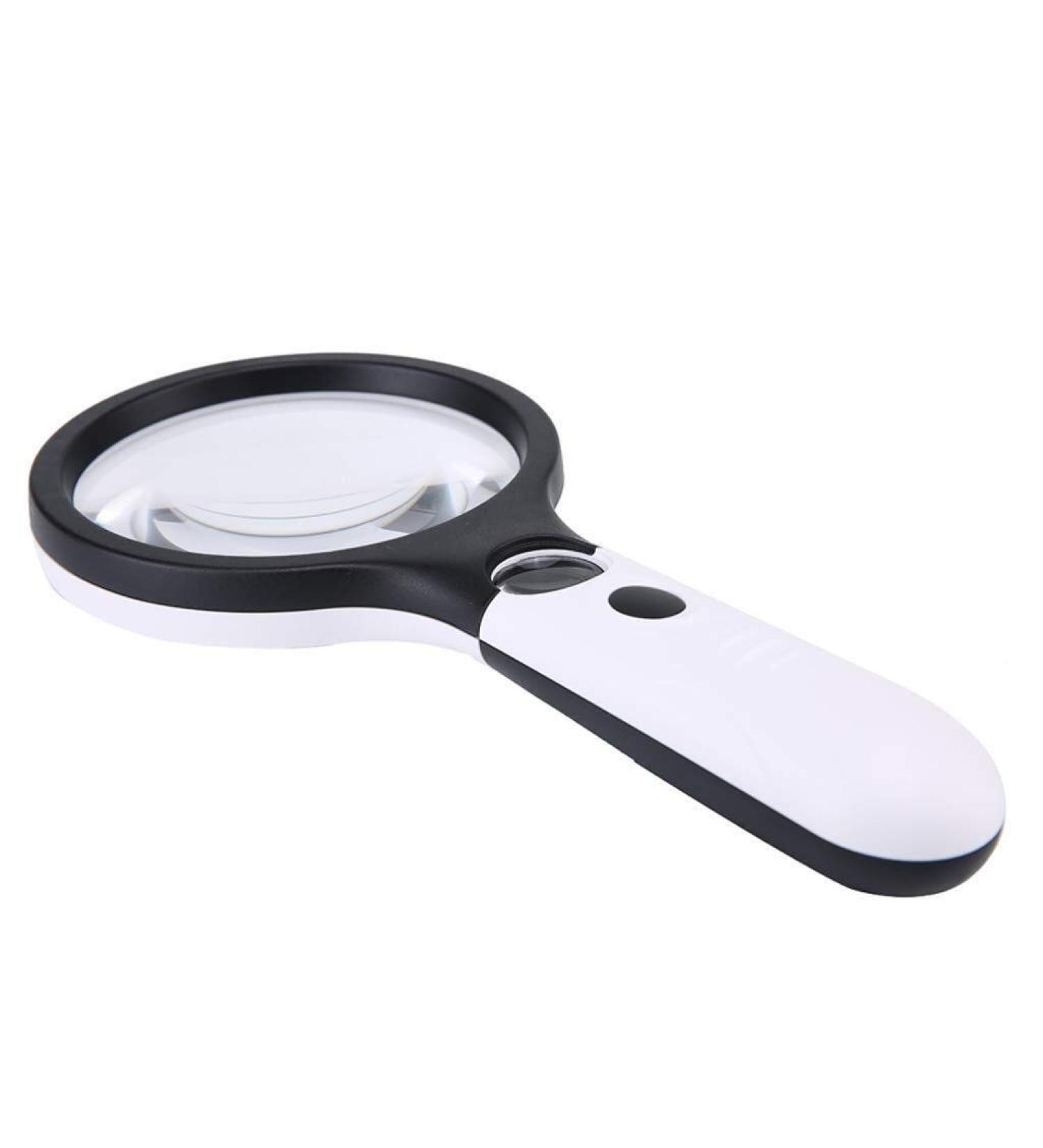 Magnifying Glasses Educational Hobby Magnifiers Handheld Magnifier with Led Child/Eldly/Low Vision/Hobby Read Explore Nature View Watches Comfortable Anniversary - Buy Online on GoSupps.com