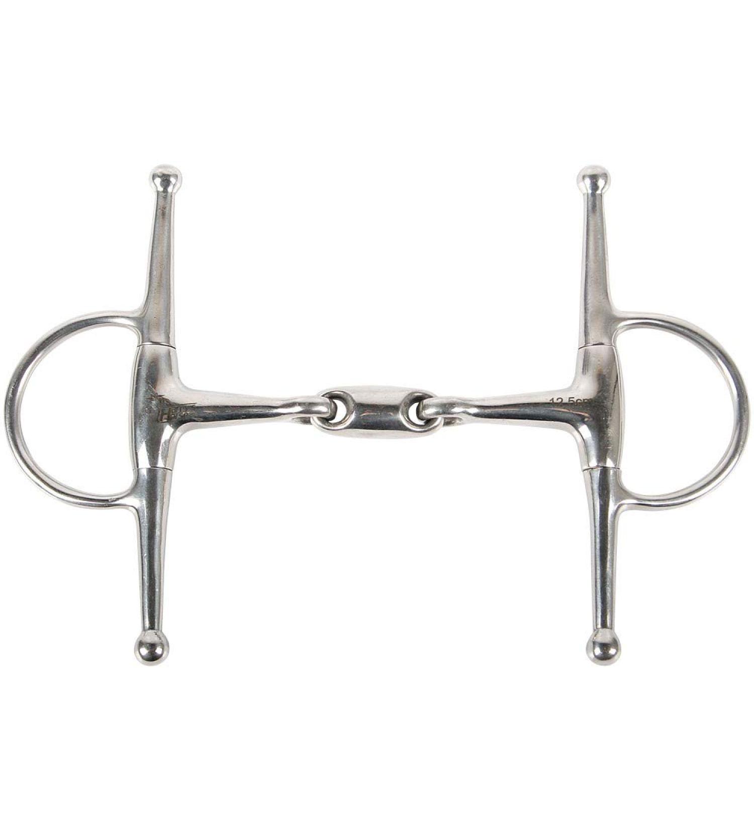 Harry s Horse Gag Bit double broken 15mm size:12.5 M silver