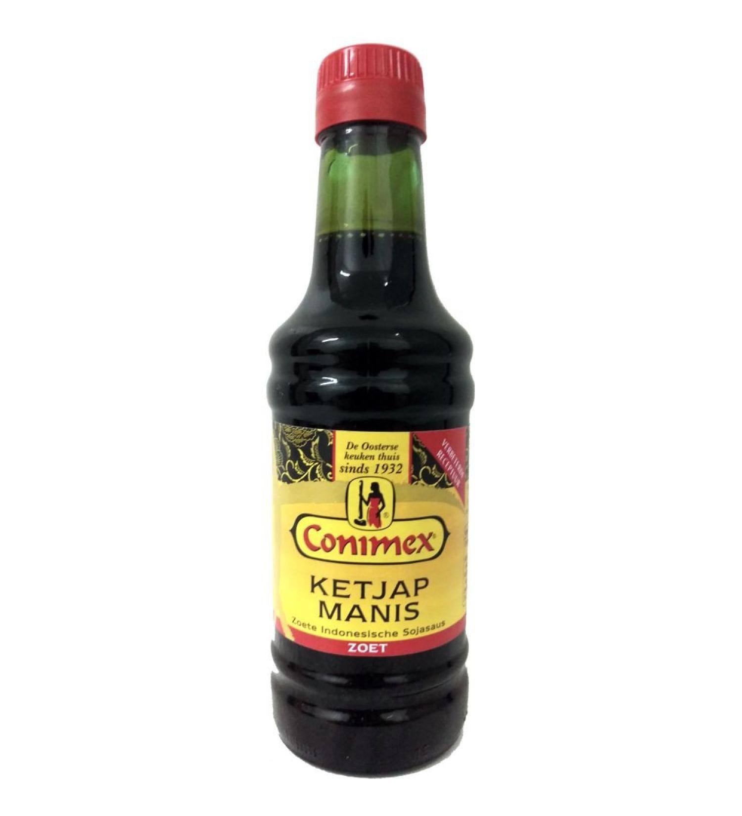 Conimex Ketjap Manis Indonesian Sweet Soy Sauce 250 ml - Authentic Sweet Soy Sauce - 1 Pack - Buy Online on GoSupps.com