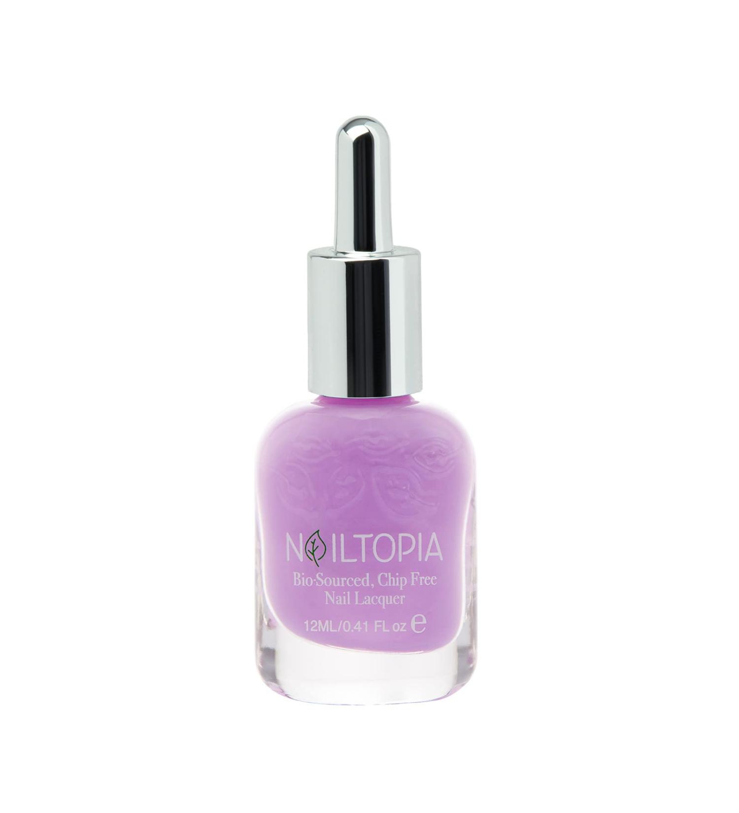 Nailtopia Bio-Sourced Chip No Nail Lacquer - Vegan Pastel Violet Nail Polish - Strengthens Nails with Superfood Ingredients - 0.41 Oz - Buy Online on GoSupps.com