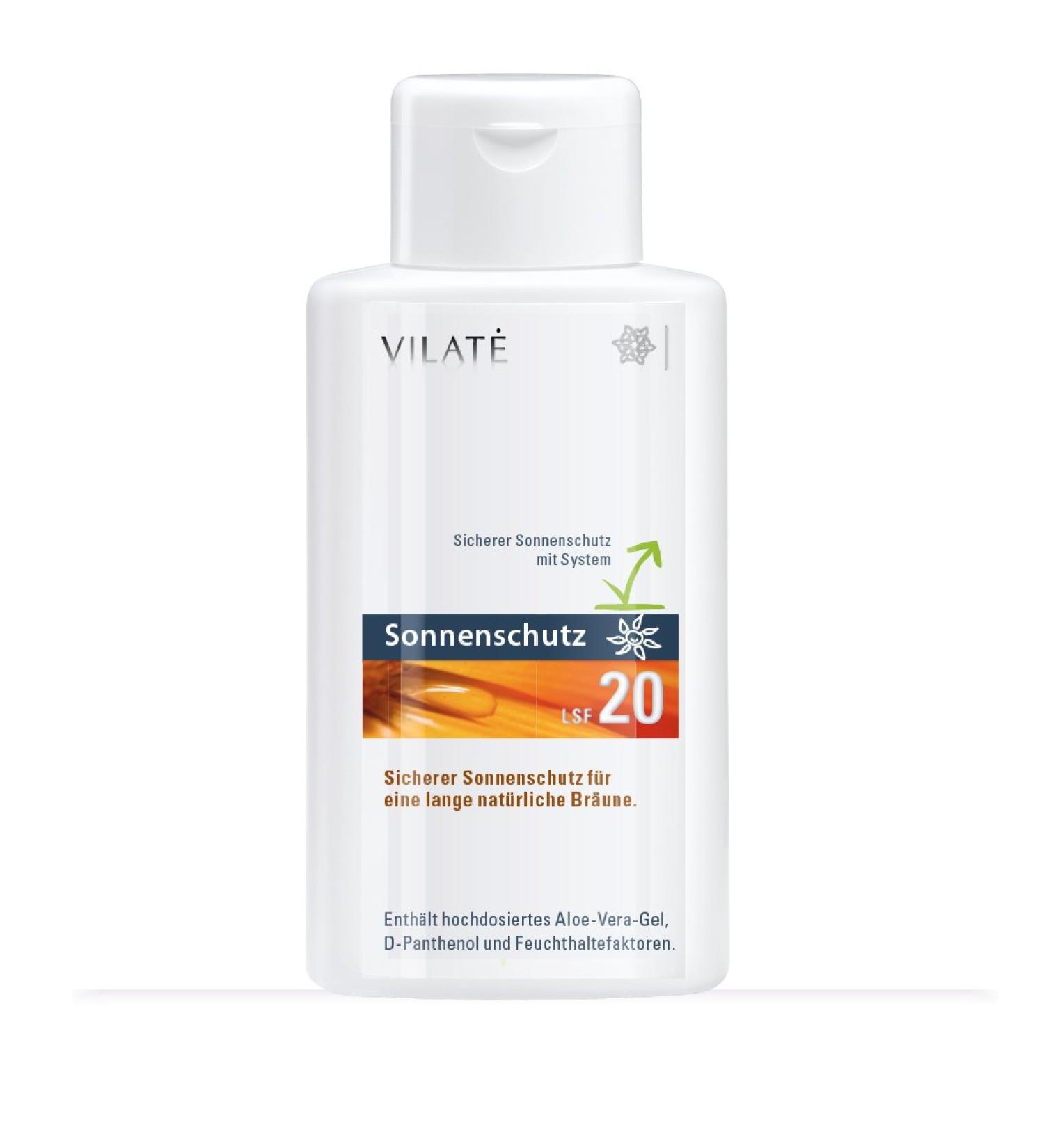 Vilate Safe Sun Protection SPF 20 - Aloe Vera Gel 250ml | International Shipping - Buy Online on GoSupps.com