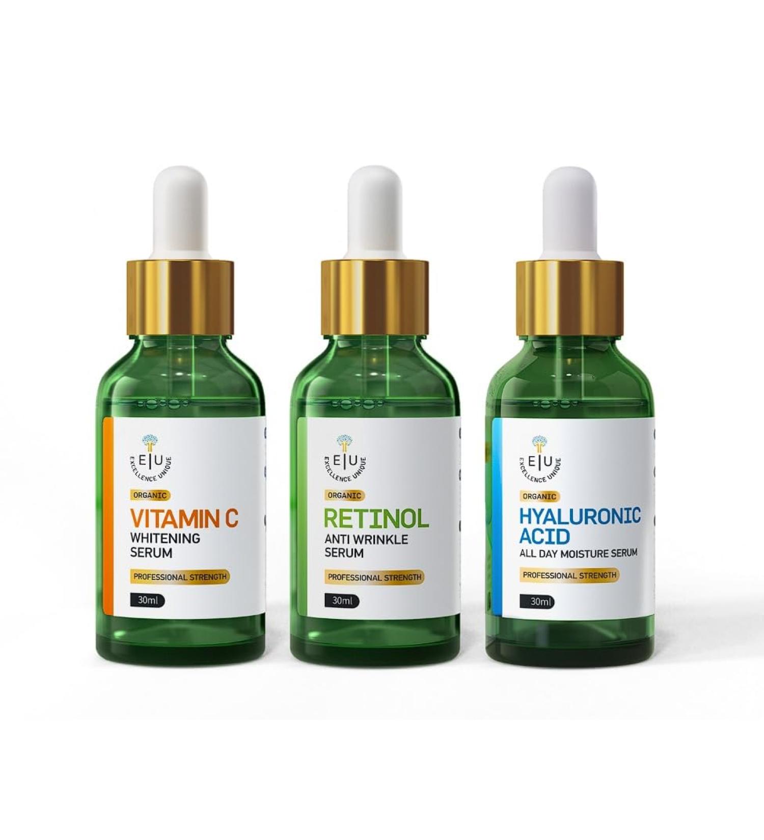 Excellence Unique Retinol Hyaluronic Acid and Vitamin C - Buy Online on GoSupps.com