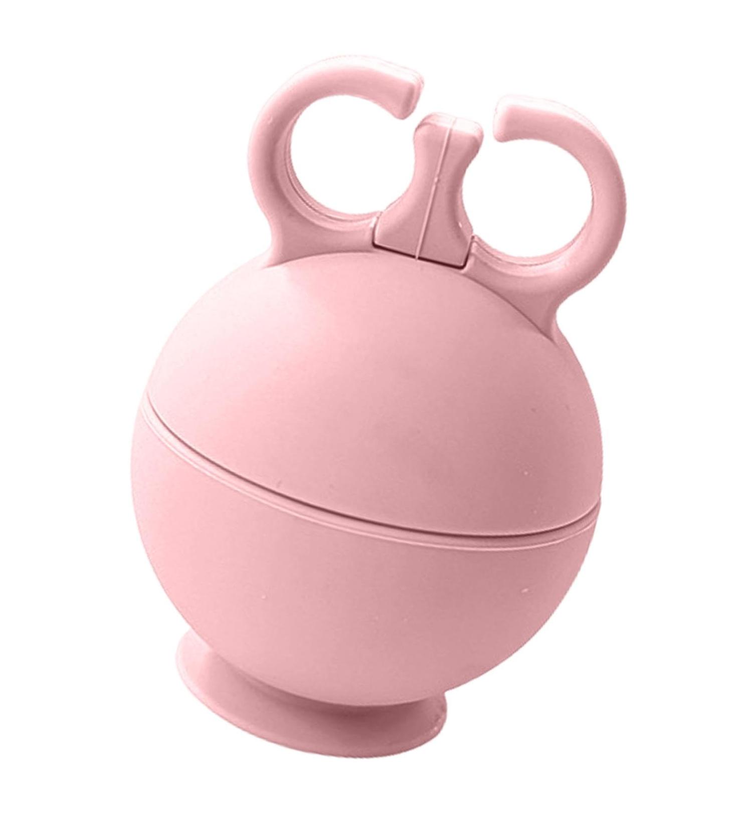 Silicone Face Ice Cream Shape Holder | Reusable Round Ice Ball for Face Massage | Summer Pink Beauty Tool for Women - Buy Online on GoSupps.com