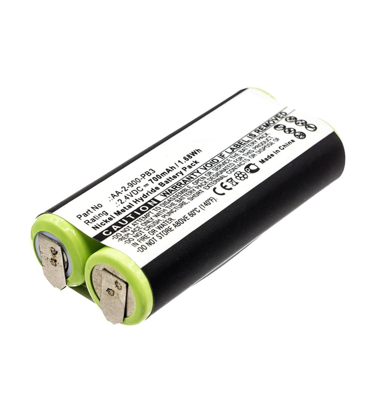 Synergy Digital Personal Care Battery for Clarisonic Mia 2 - Ultra High Capacity 700mAh Replacement (Ni-MH 2.4V - Buy Online on GoSupps.com