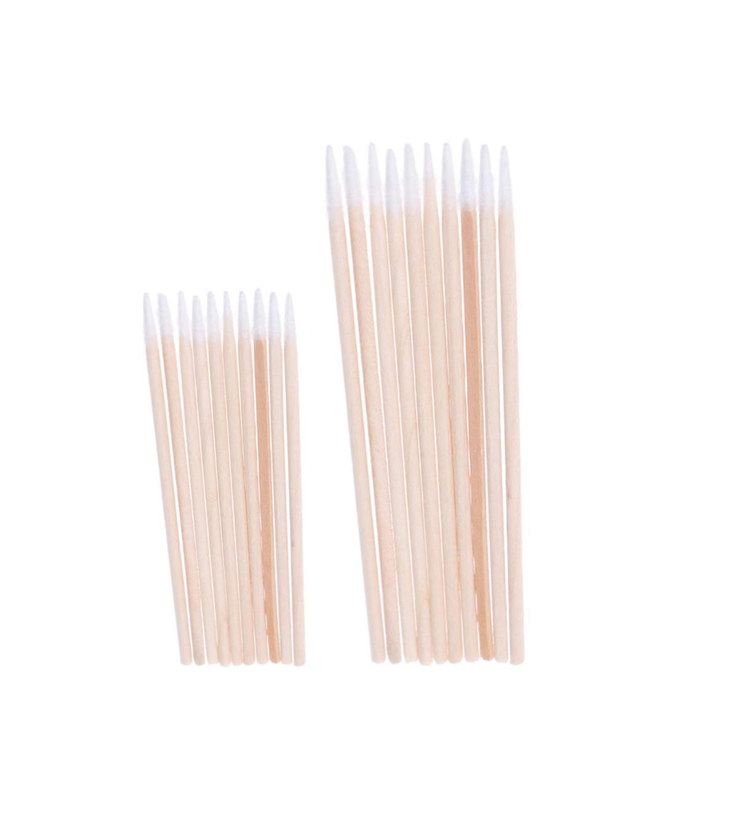 Beaupretty Disposable Cotton Swabs - Lint-Free Eyelash & Ear Cleaning 200PCS (7cm & 10cm Length) - International Shipping - Buy Online on GoSupps.com