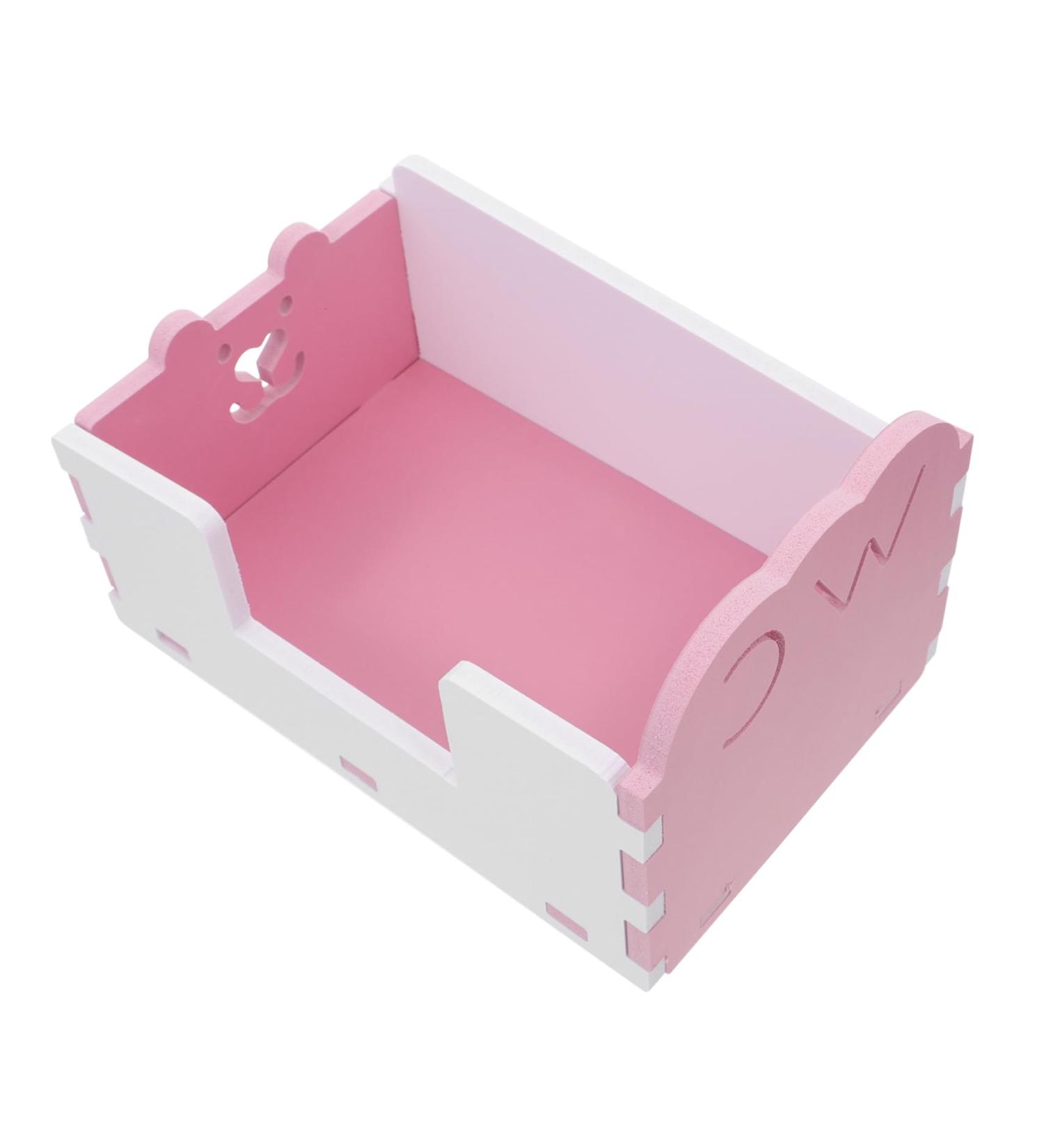 VANZACK 1pc Hamster Toilet Hamster Pee Training Chinchilla Toilet Small Animal Bath Cage Pet Toilet PVC 15x10cm Pink - Buy Online on GoSupps.com