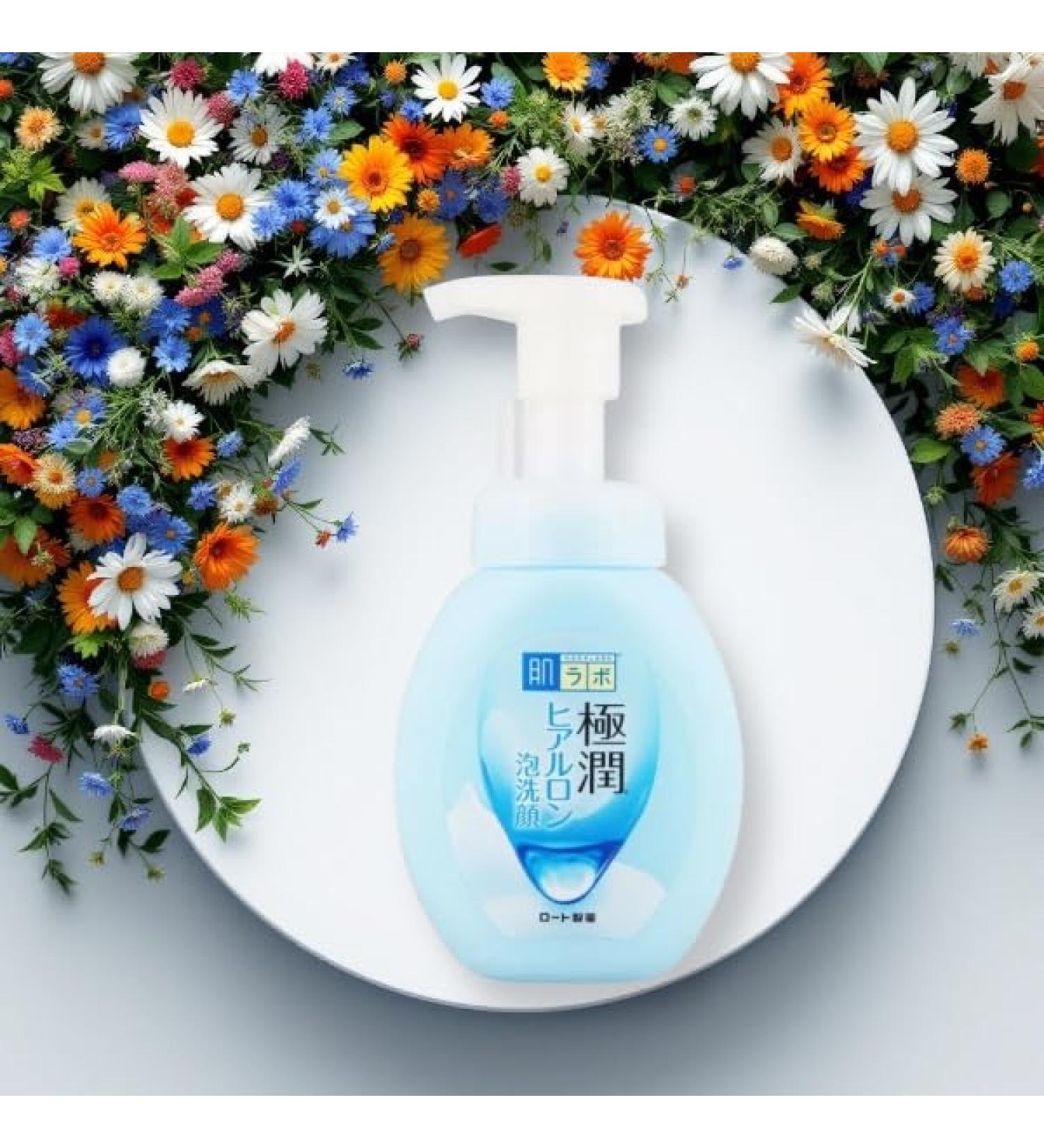 Cleansing Foam compatible with Hada Labo Rohto foaming formula facial cleansing foam 160 ml