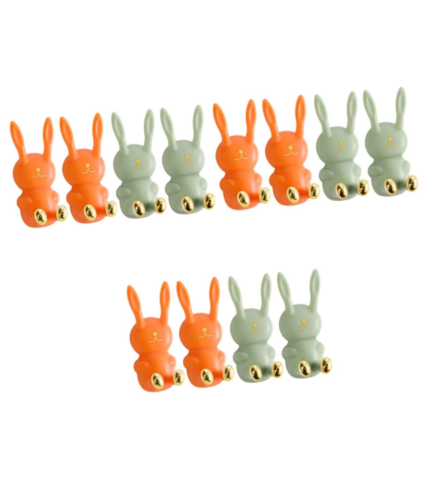 12-Piece Homsfou Cartoon Adhesive Hooks Set - Toothbrush Dispenser & Wall Bracket for Razors & Shavers - Perfect for Bathroom Organization - Buy Online on GoSupps.com