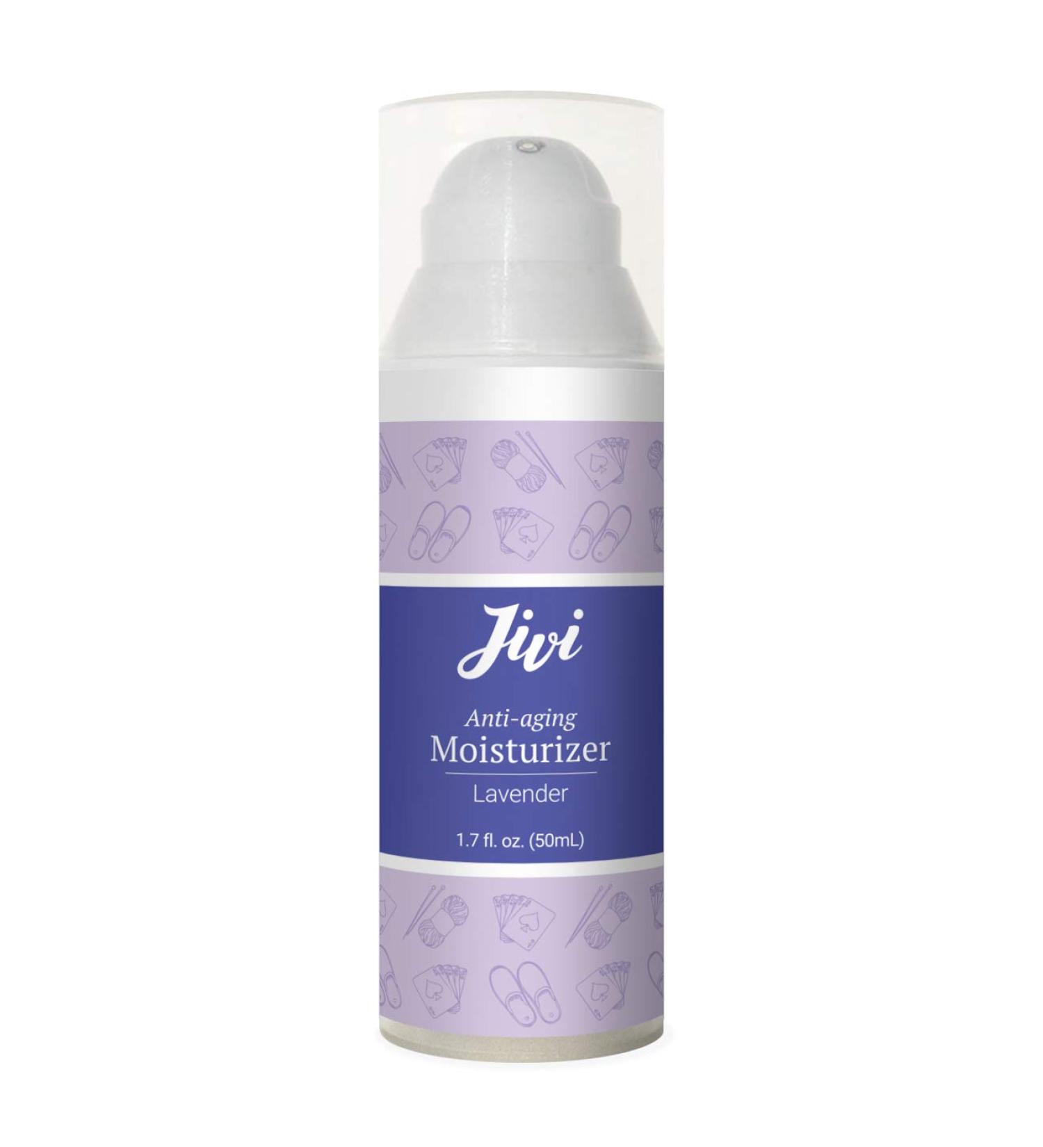 Buy Anti-Aging Lavender Moisturizer | Natural Wrinkle Repair Age Spot Treatment & Dark Circle Relief | Organic & Suitable for All Skin Types - 1.7 fl. oz - Buy Online on GoSupps.com