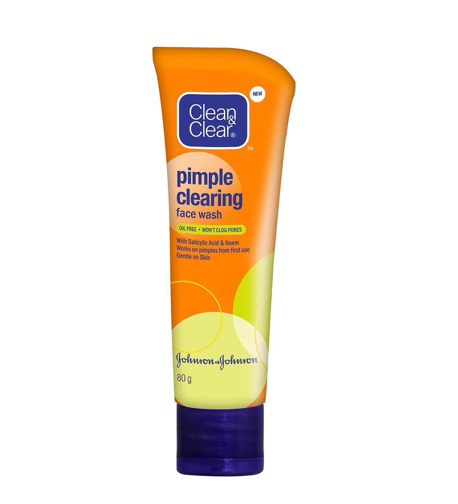 Clean & Clear Pimple Clearing Face Wash 80g