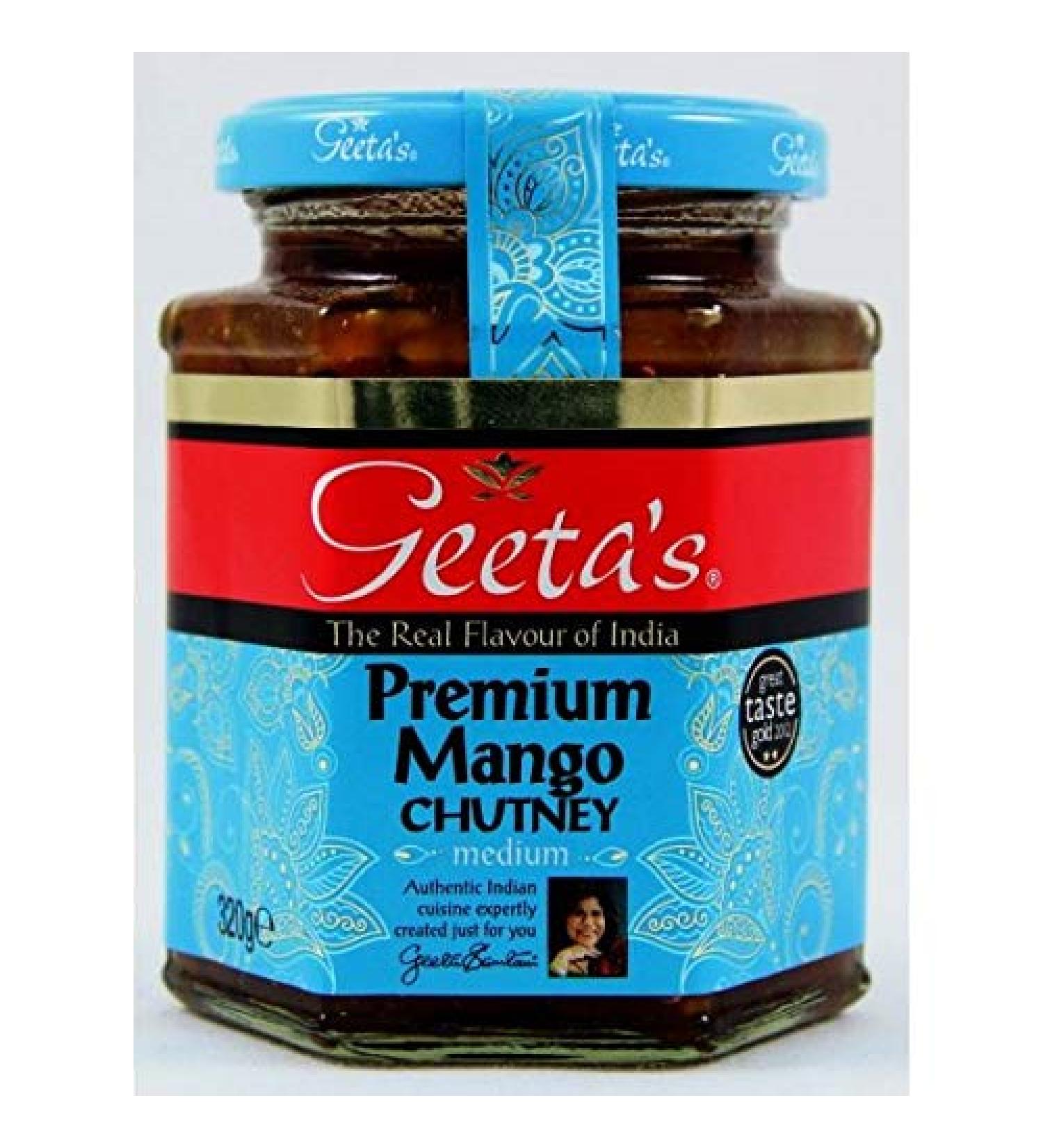 Chutney la mangue Geetas Premium - 230 g - Lot de 2