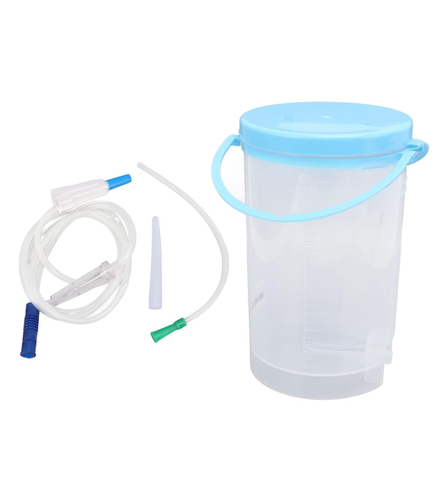 Buy Hohxfyp Inlet Set - 1200 ml Portable Anti-Reflux Silicone Flow Set for Intestinal Cleaning | Ideal for Coffee Water & Gersen Therapy - International Shipping Available - Buy Online on GoSupps.com