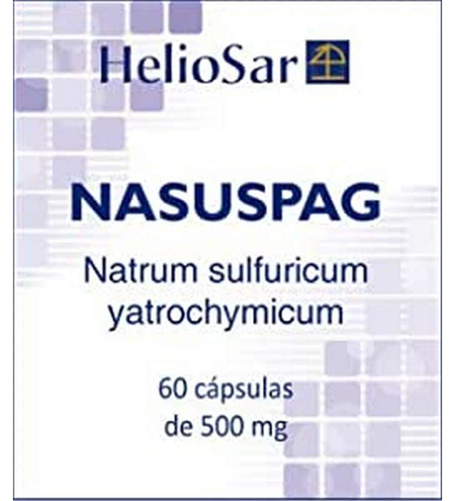 Heliosar Nasuspag Natrum Sulfuricum 60 capsules 1 unit