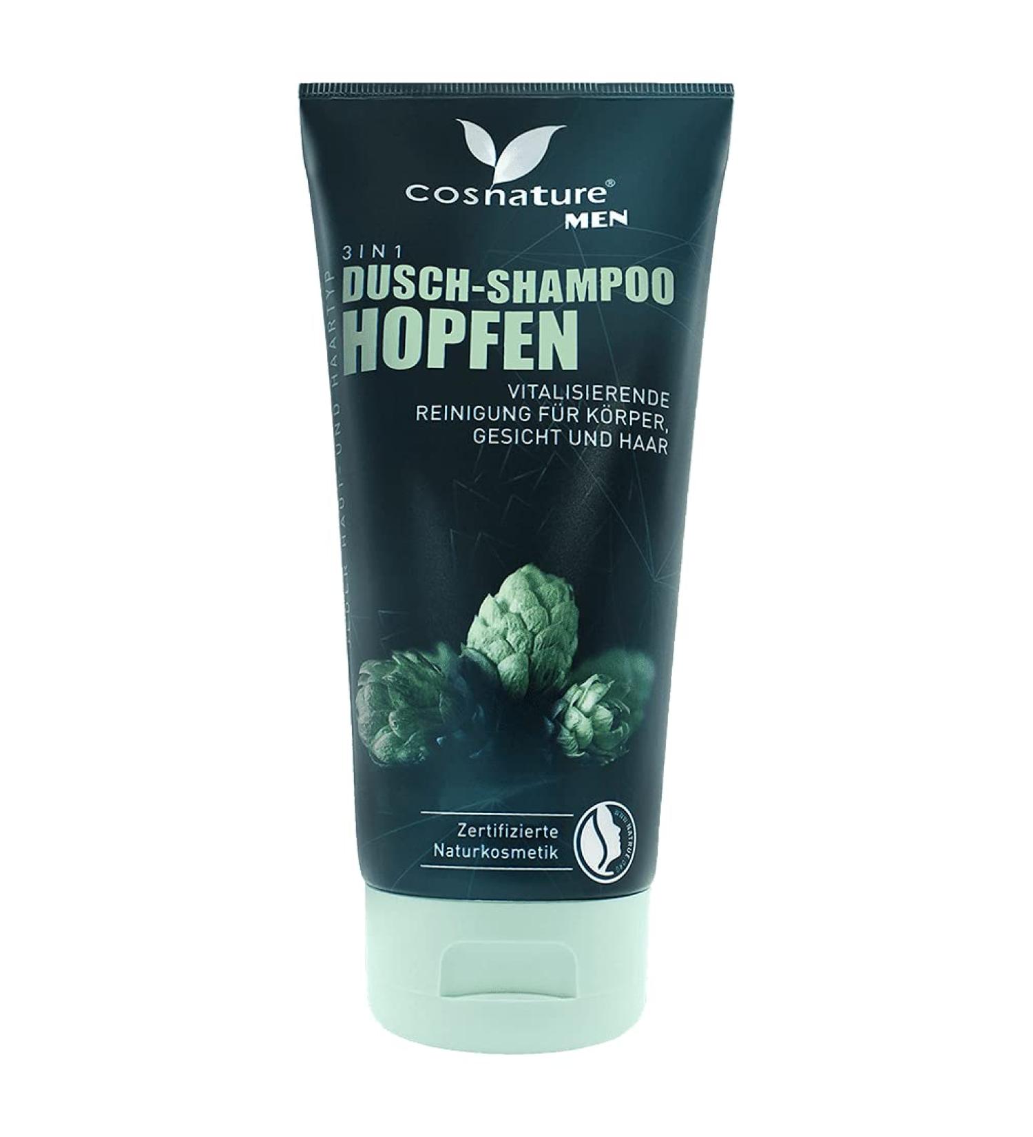 Cosnature 3in1 doucheshampoo hop 200 ml